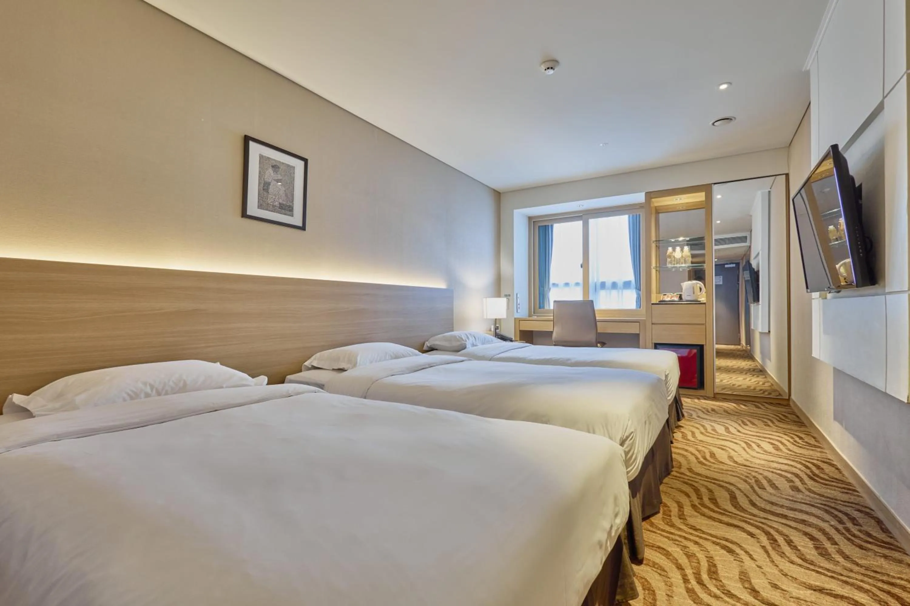 Bed in Summit Hotel Seoul Dongdaemun