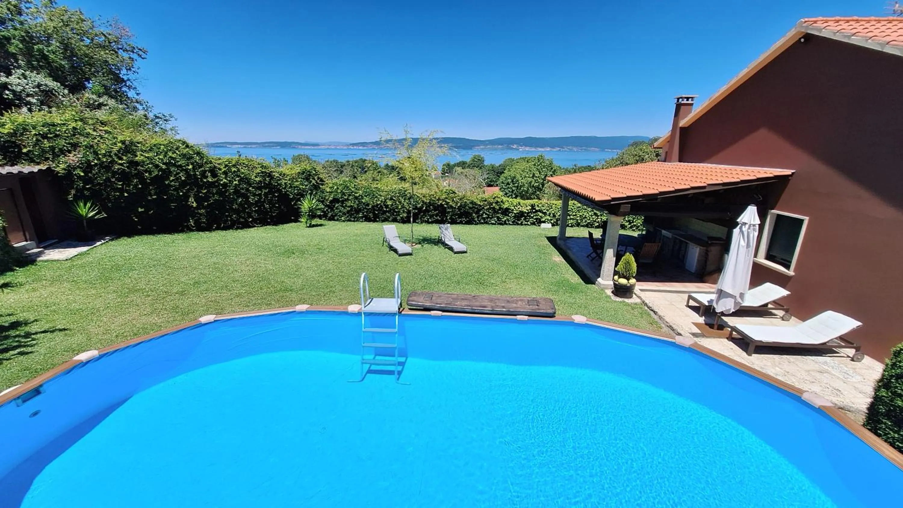 Chalet Rural Toñita 400 m playa piscina barbacoa chimenea