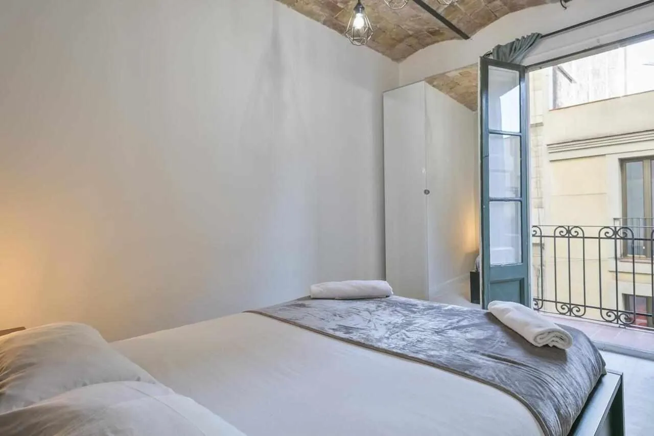 Bed in Apartamento Alejandro en BCN