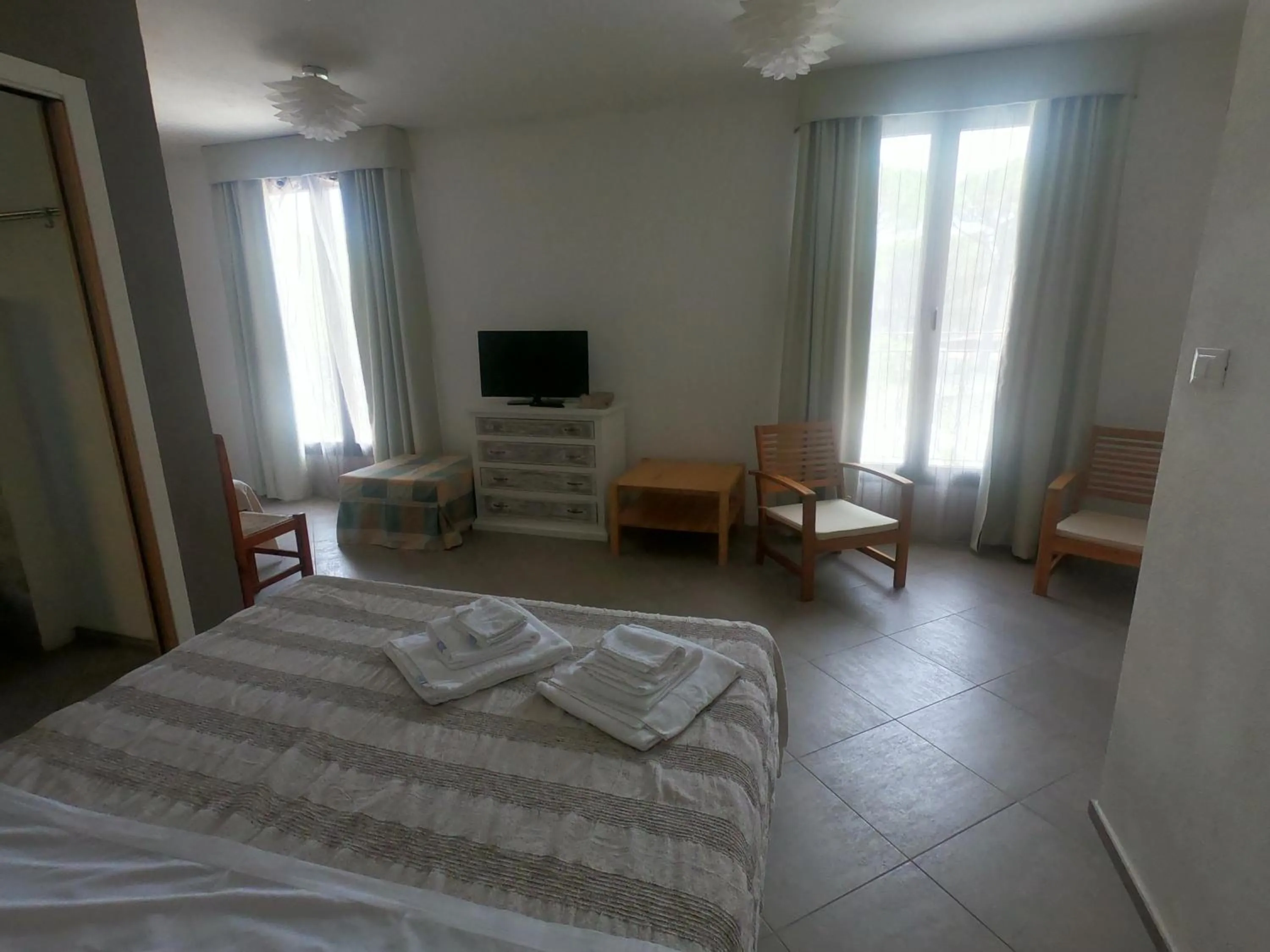 Bed in Villa La Conchiglia Rooms