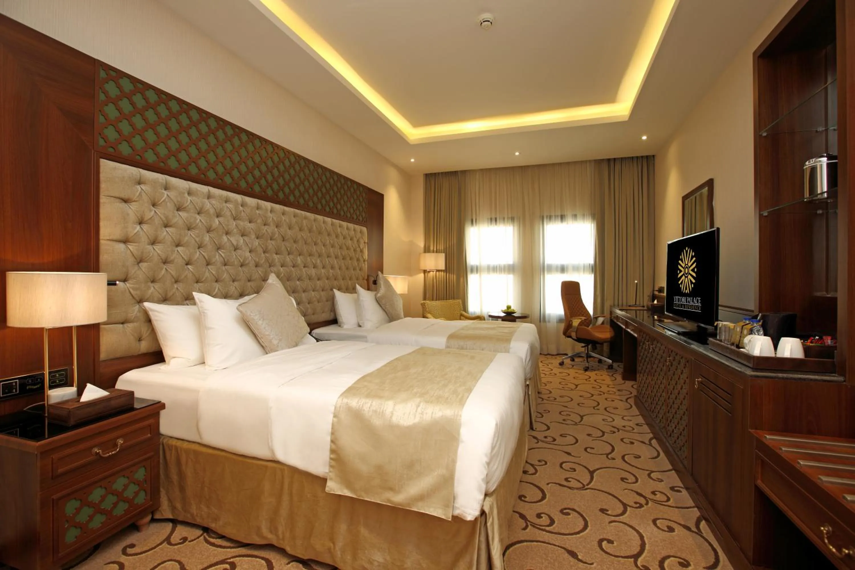 Bed in Vittori Palace Hotel and Residences