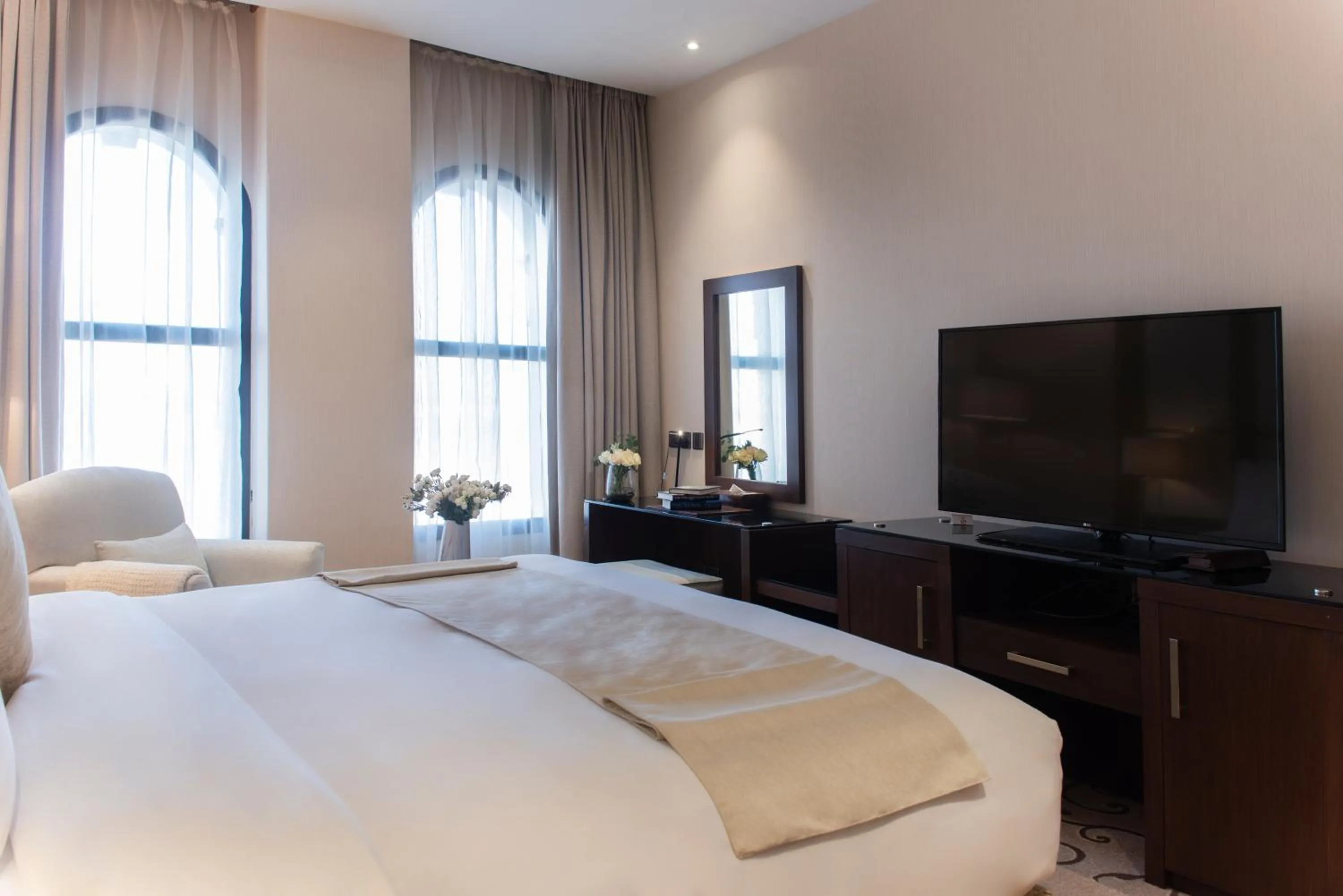 Bed in Vittori Palace Hotel and Residences