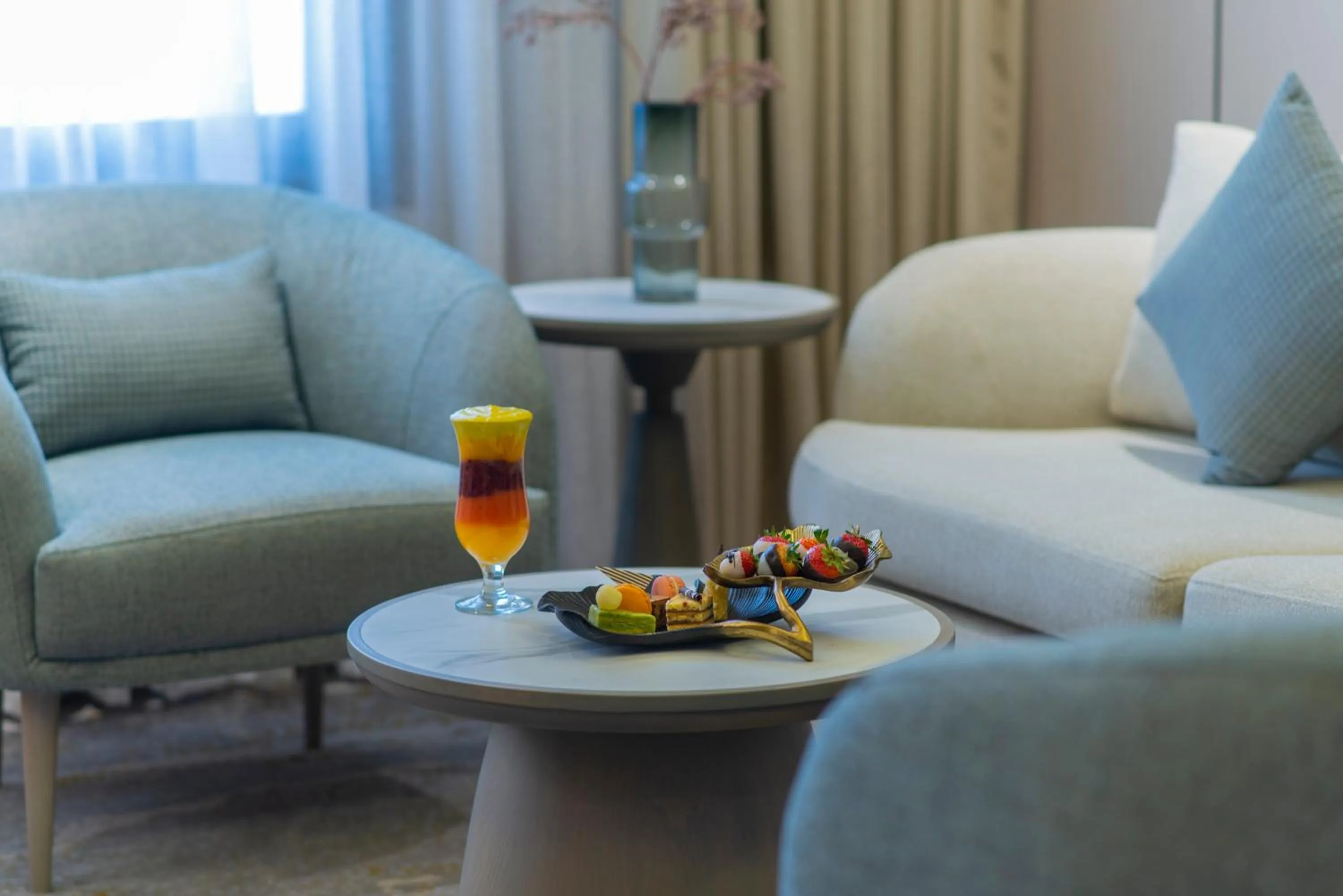 Seating area in Vittori Palace Hotel and Residences