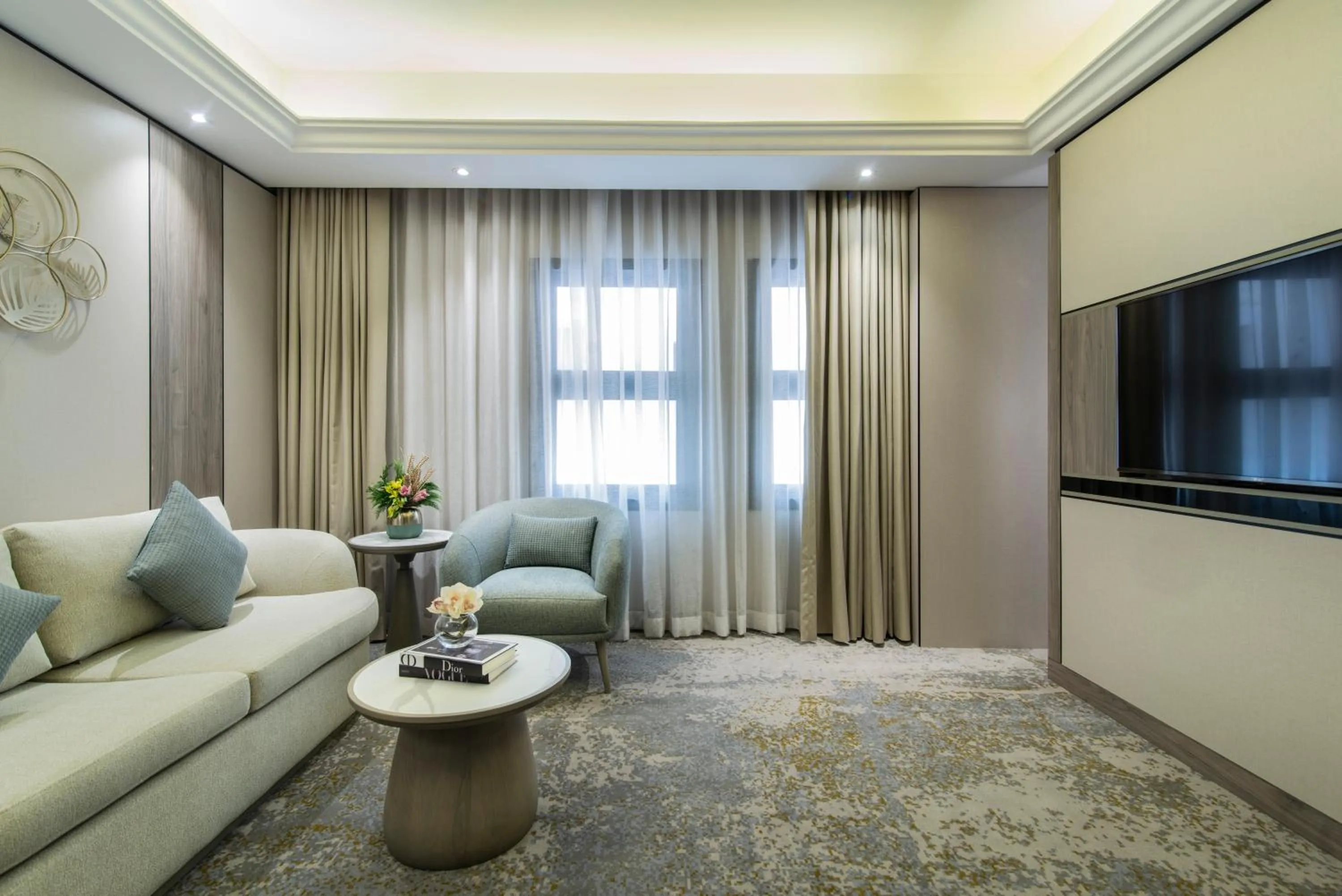 Seating area in Vittori Palace Hotel and Residences