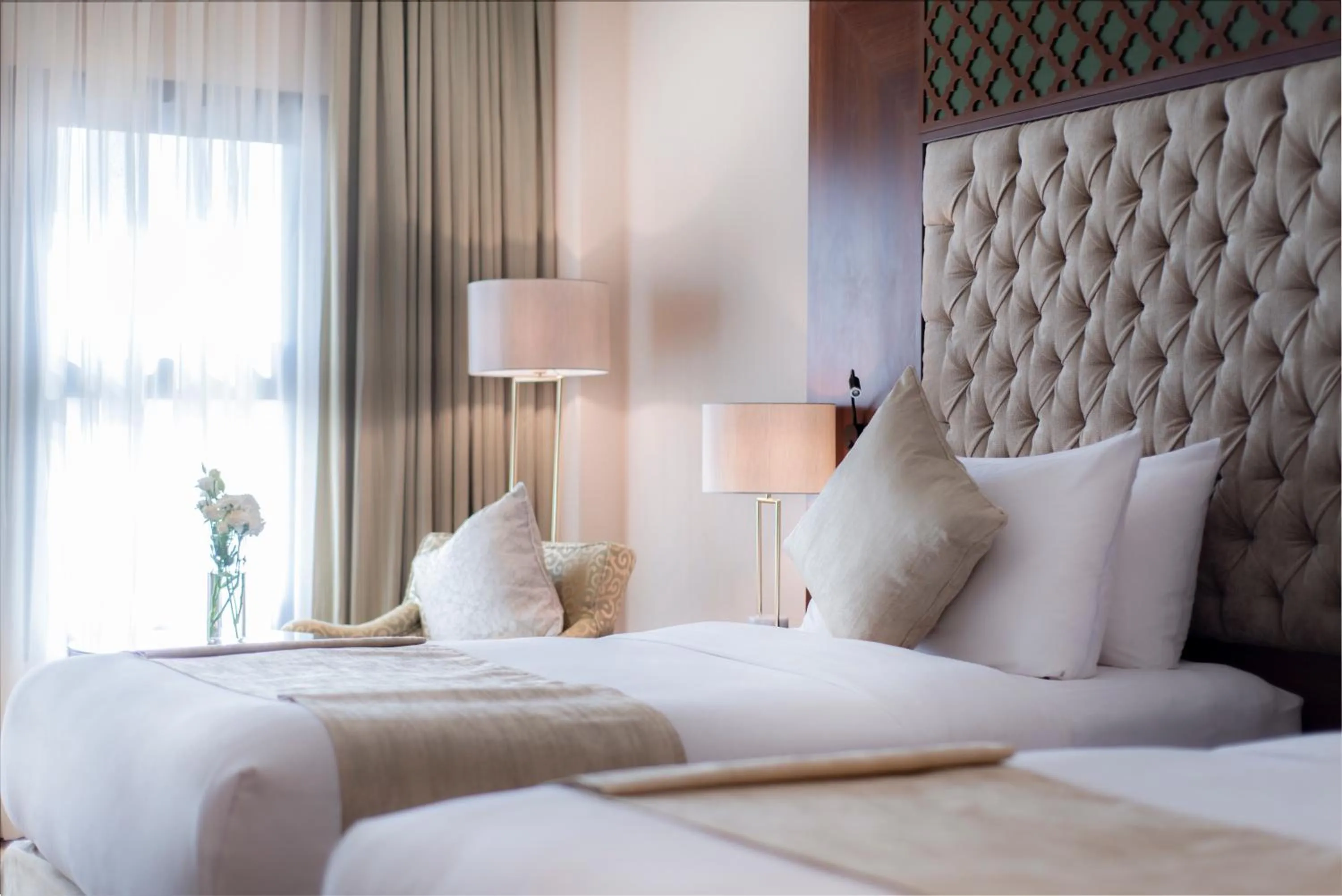 Bed in Vittori Palace Hotel and Residences