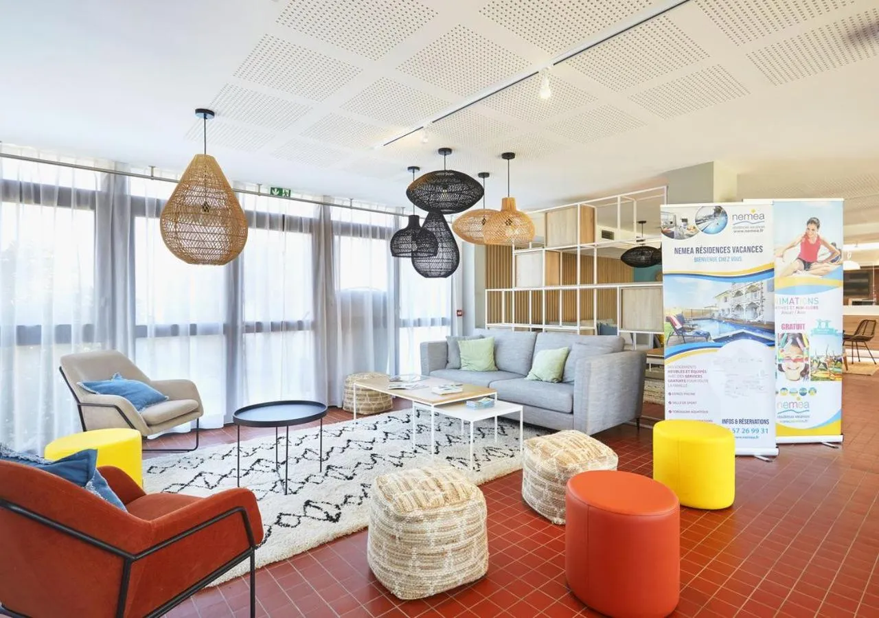 Living room in Résidence Néméa Les Carrats - Port Leucate