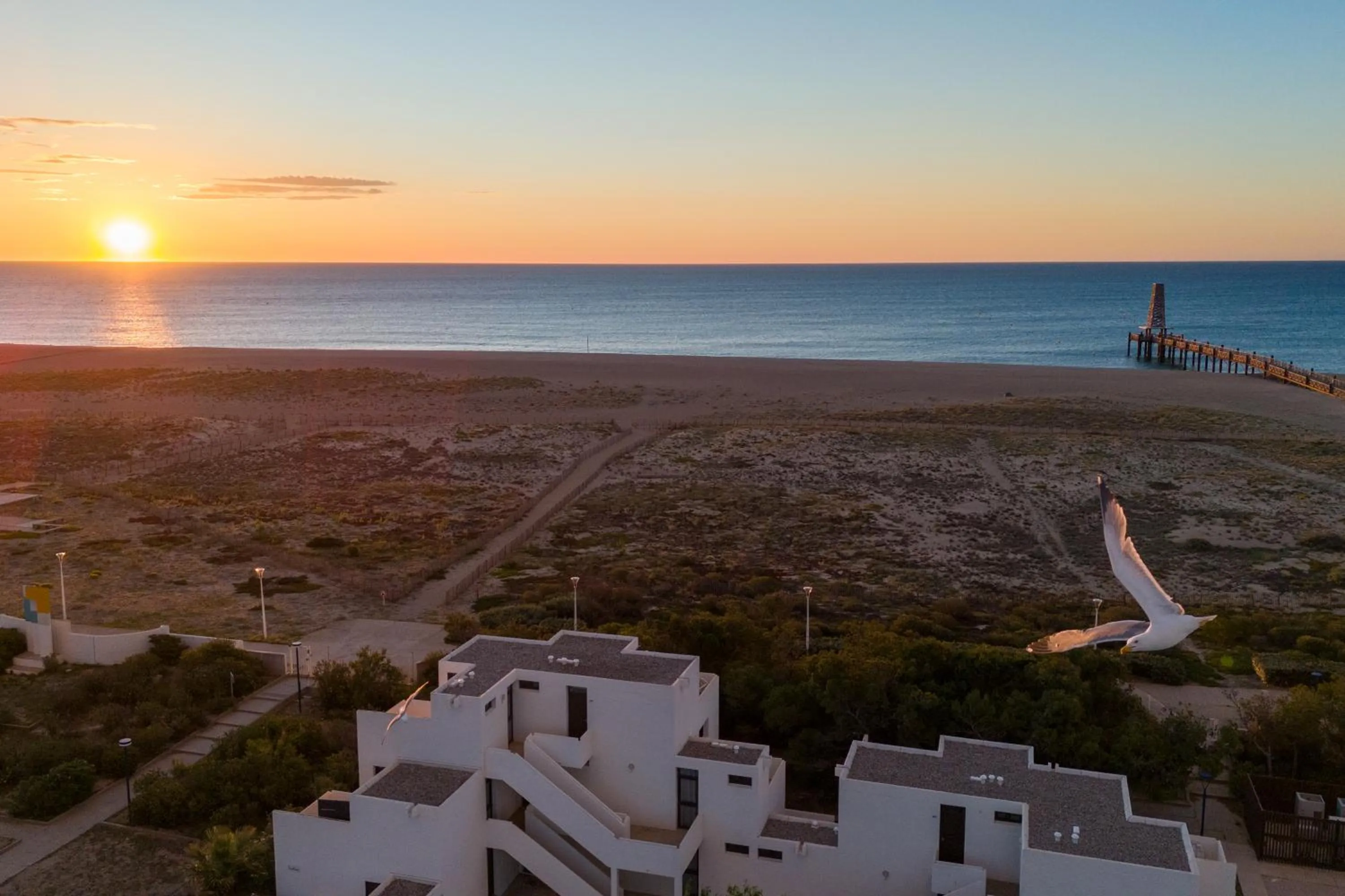 Sunset in Résidence Néméa Les Carrats - Port Leucate