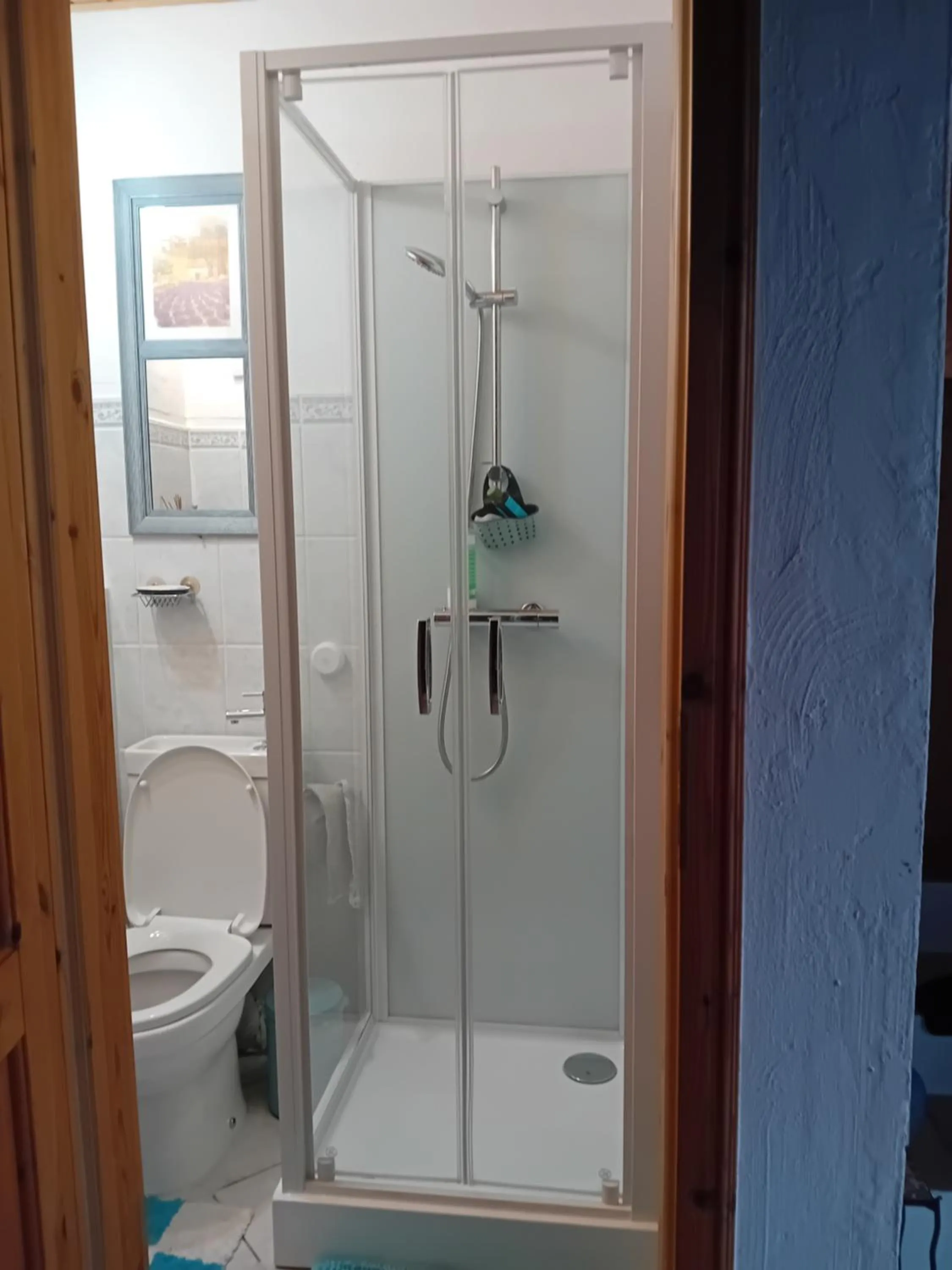 Shower in Chambre spacieuse dans joli village alsacien