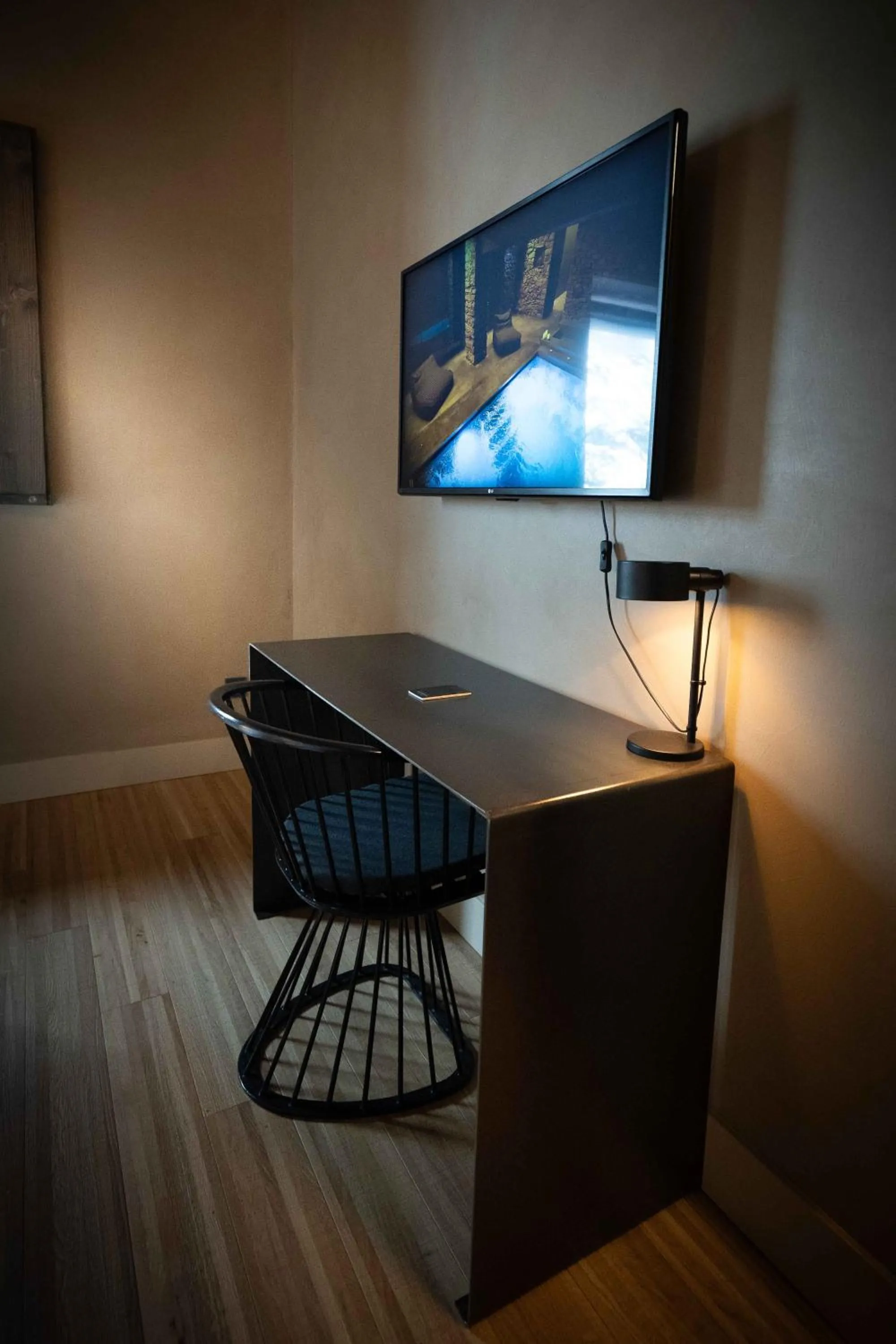 TV and multimedia in Les Pardines 1819 Mountain suites & SPA