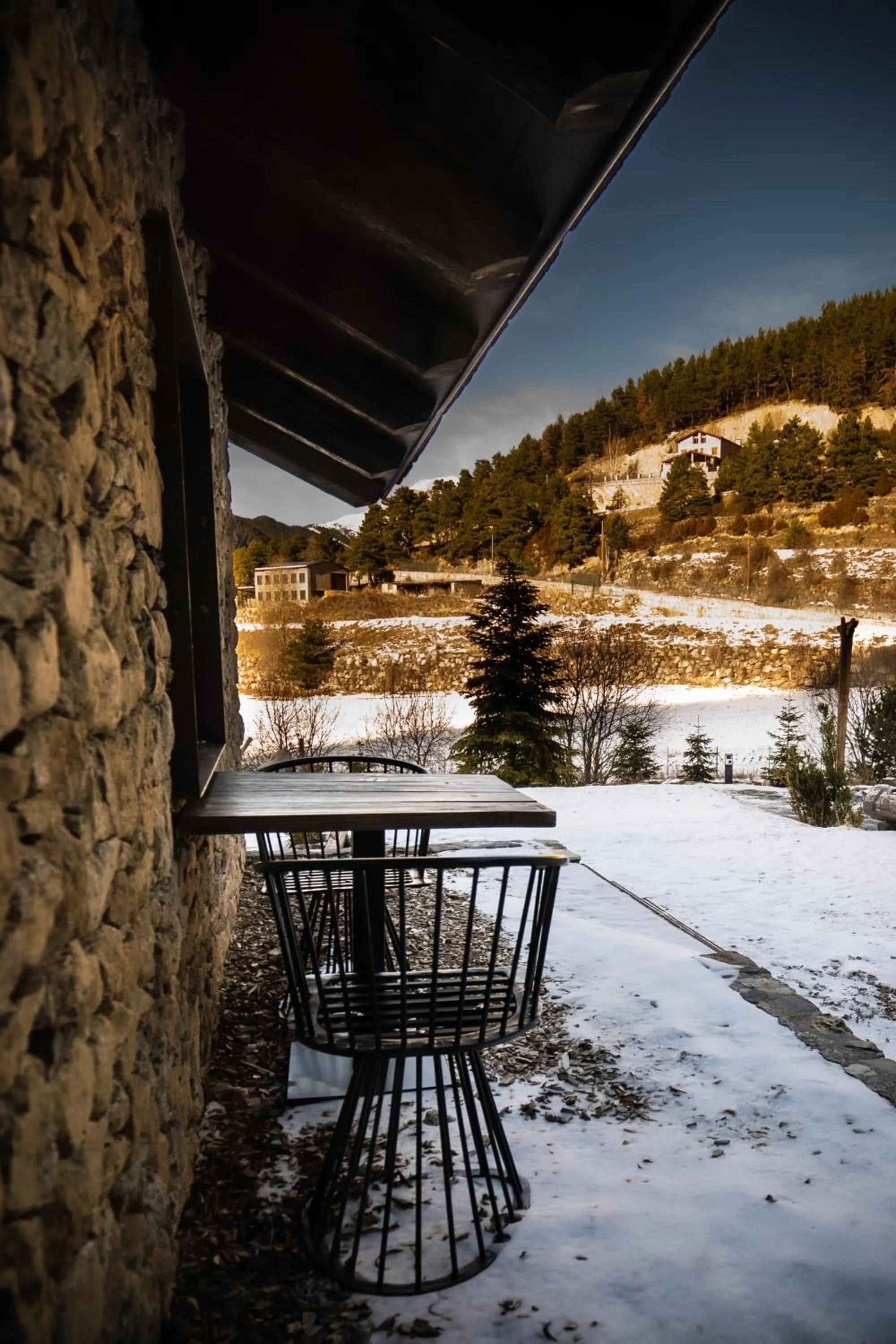 Balcony/Terrace in Les Pardines 1819 Mountain suites & SPA