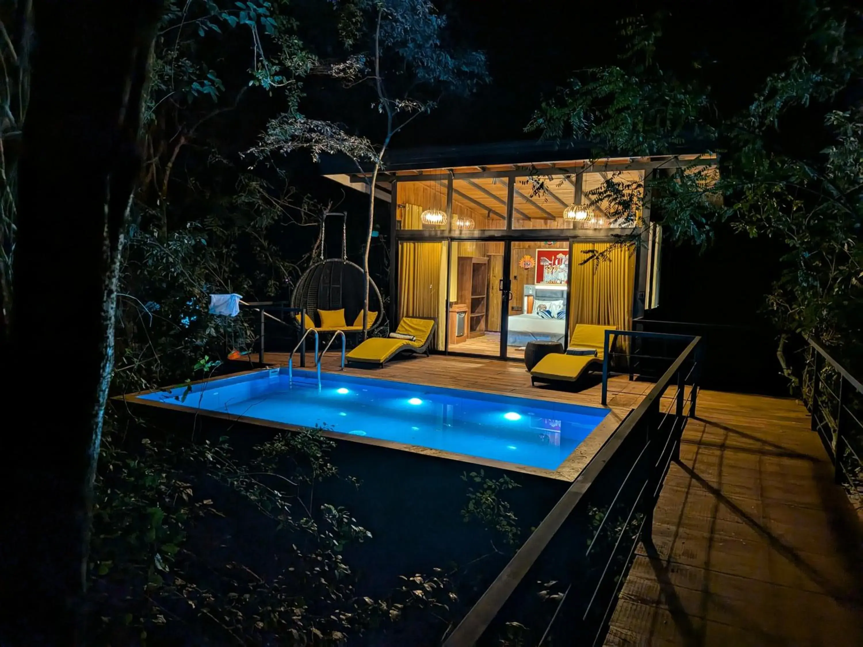 King Room with Pool View - single occupancy in Habarana Tree house Mutu village King Room with Pool View - single occupancy in Habarana Tree house Mutu village