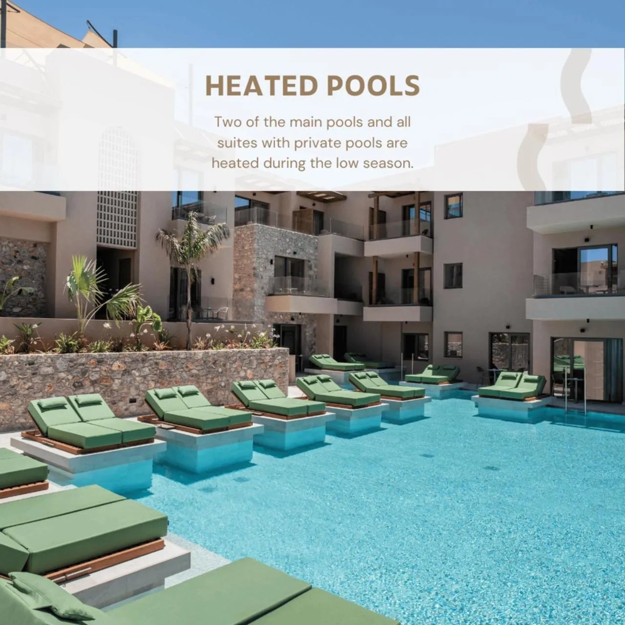 Swimming pool in Paralos Venus Suites Adults Only