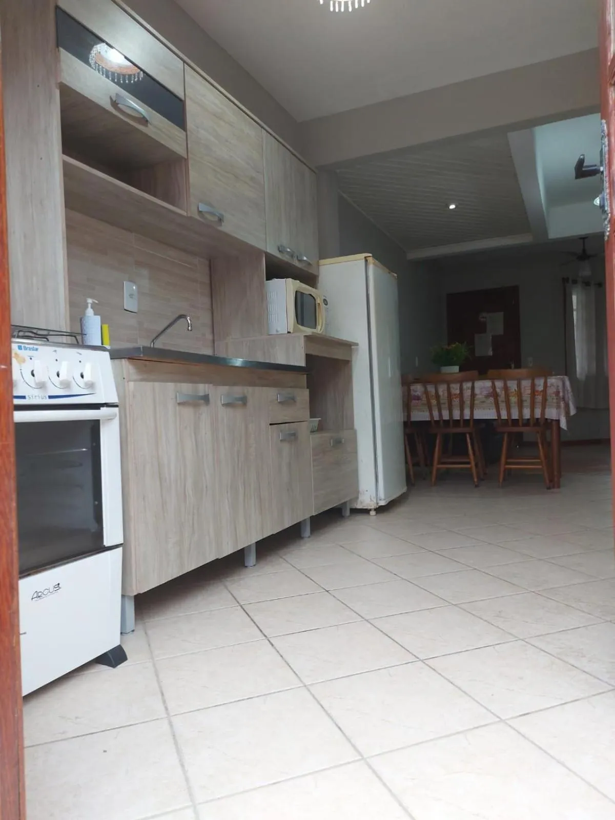 kitchen in Pousada Clara Manhã