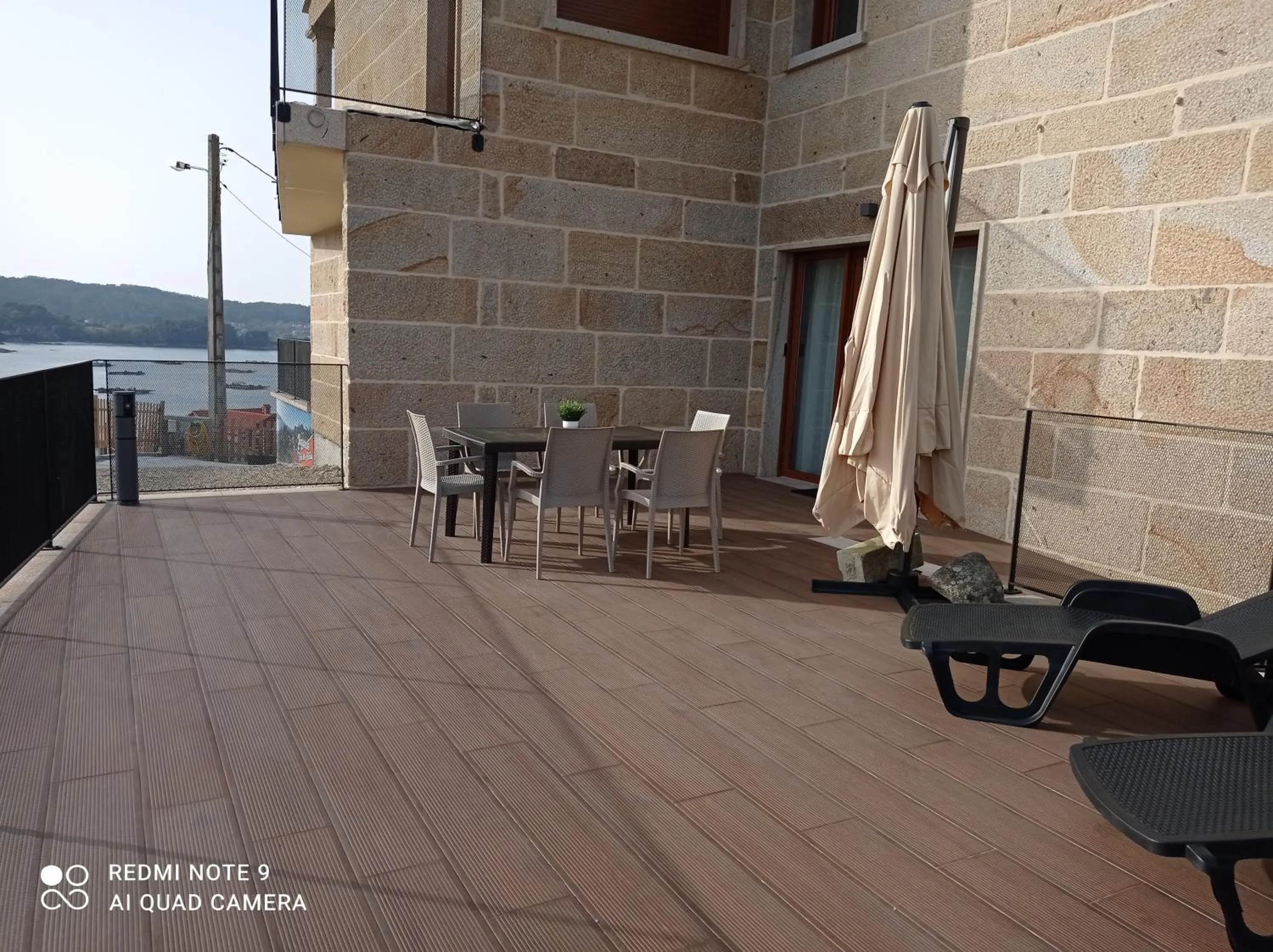 Balcony/Terrace in Mirador Ría de Aldán Apartamentos