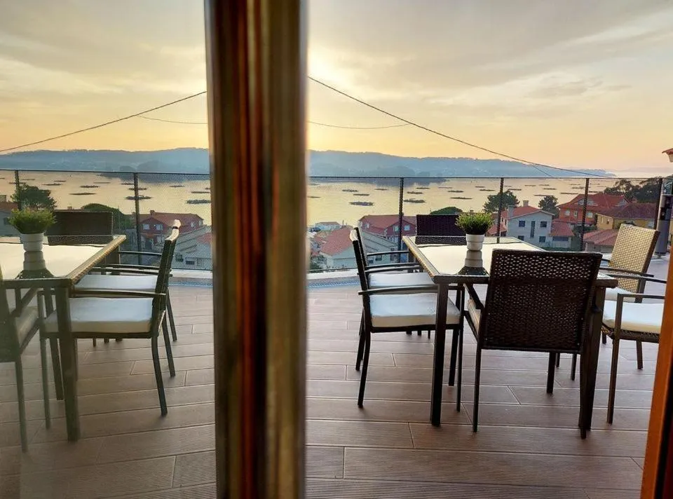 Balcony/Terrace in Mirador Ría de Aldán Apartamentos