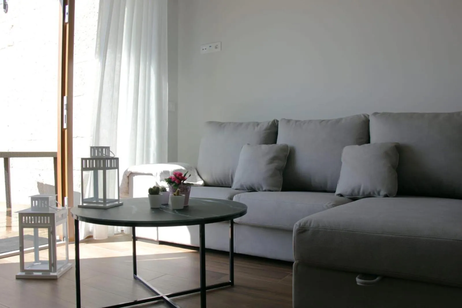 Living room in Mirador Ría de Aldán Apartamentos