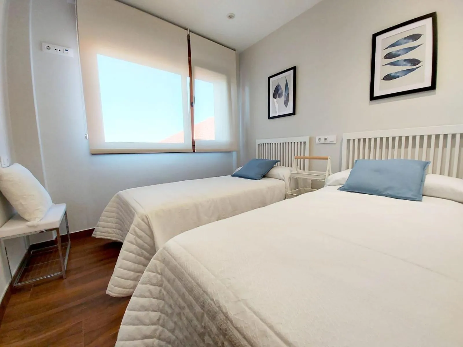 Bed in Mirador Ría de Aldán Apartamentos