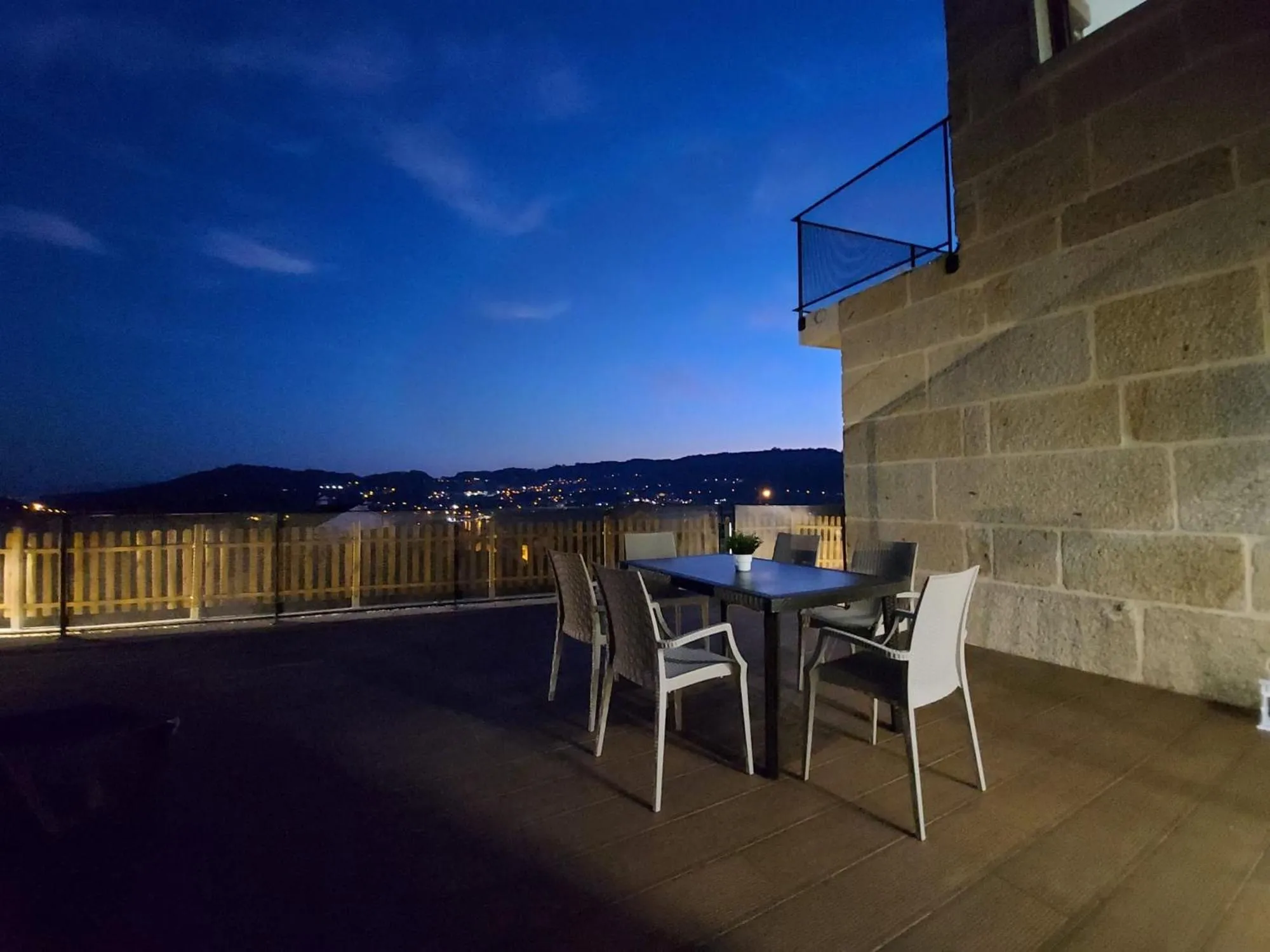 Balcony/Terrace in Mirador Ría de Aldán Apartamentos