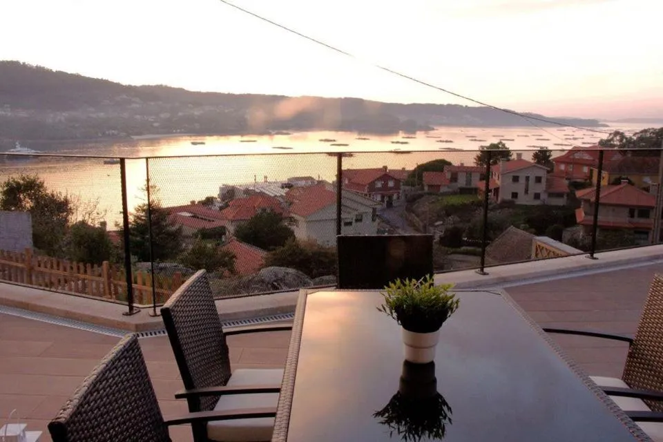 Balcony/Terrace in Mirador Ría de Aldán Apartamentos