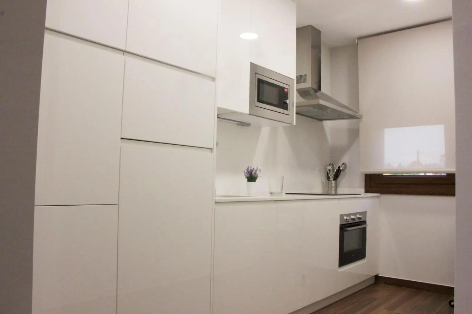 Kitchen or kitchenette in Mirador Ría de Aldán Apartamentos