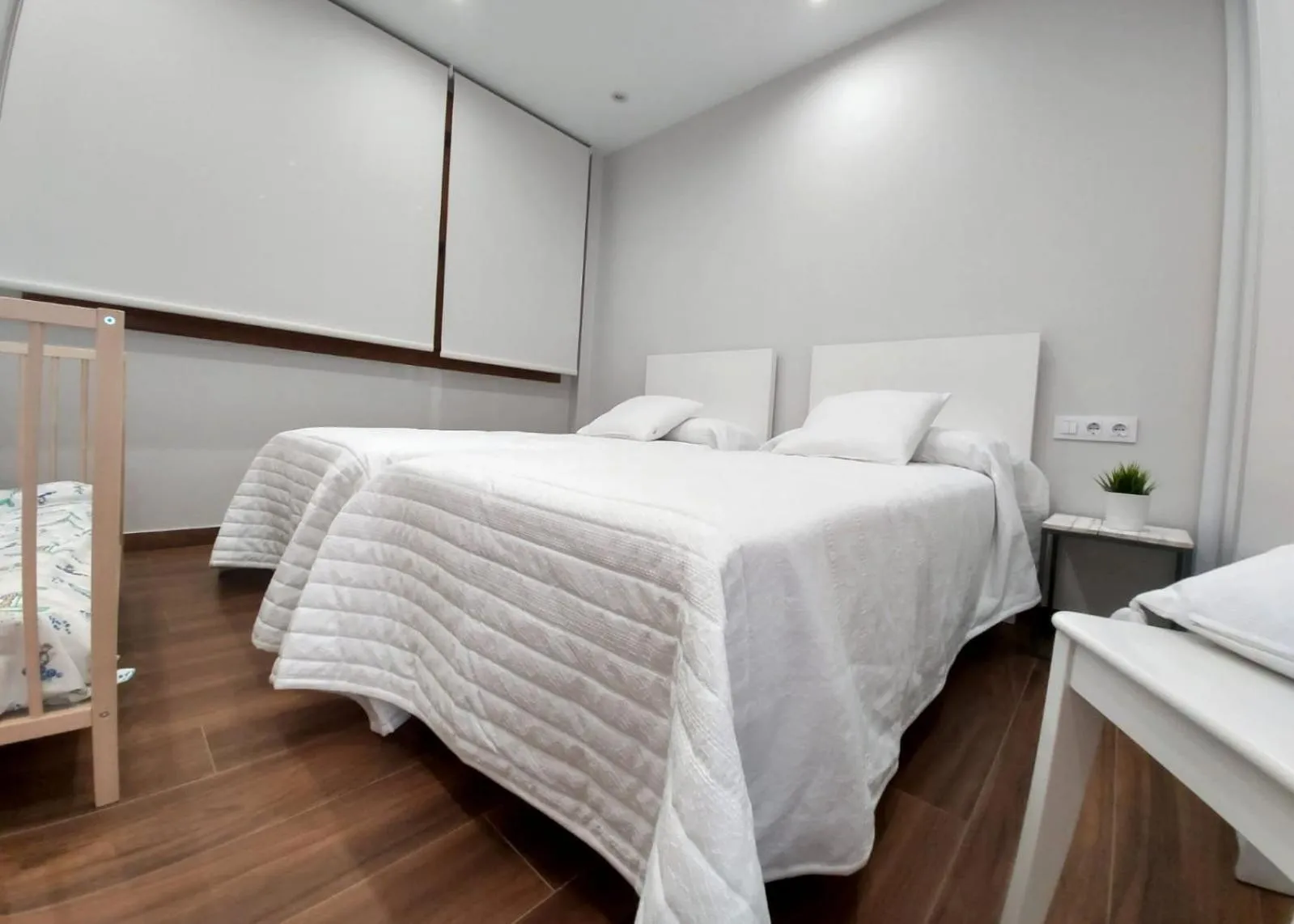 Bed in Mirador Ría de Aldán Apartamentos