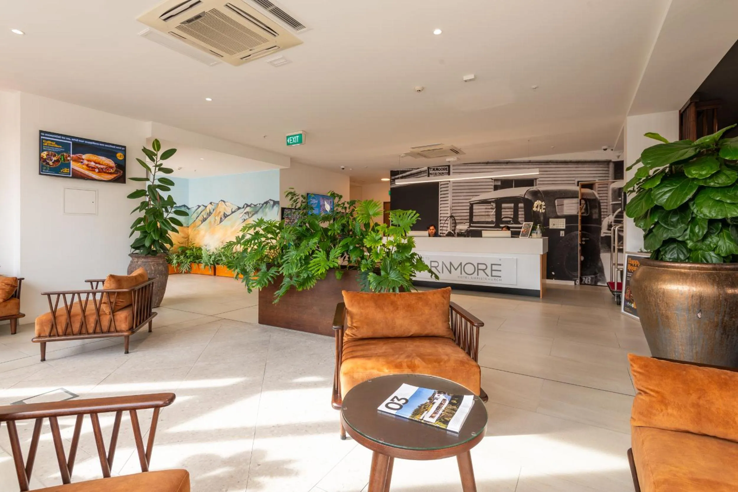 Lobby or reception in Carnmore Hotel Christchurch