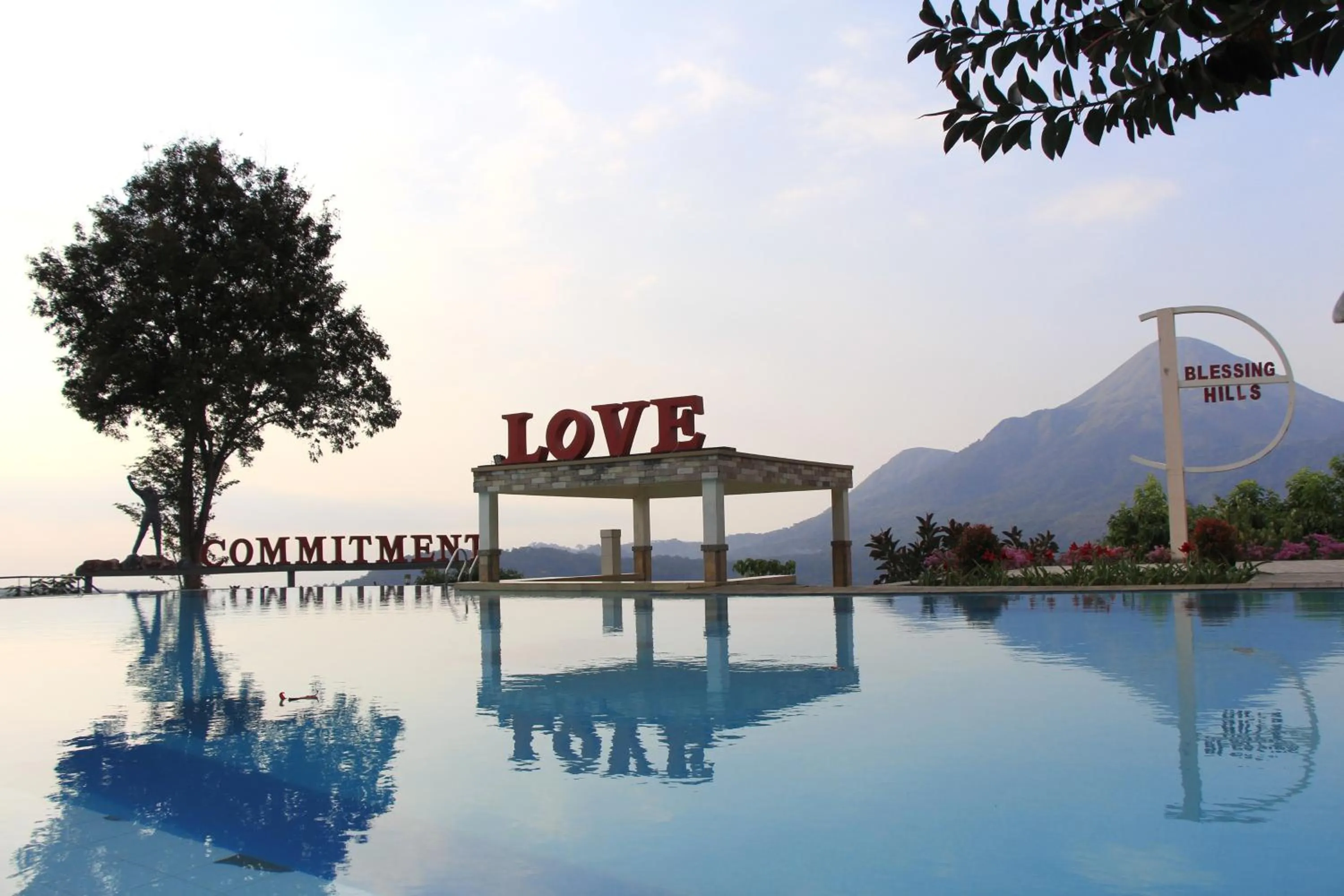 Pool view in Blessing Hills Family Resort & Hotel