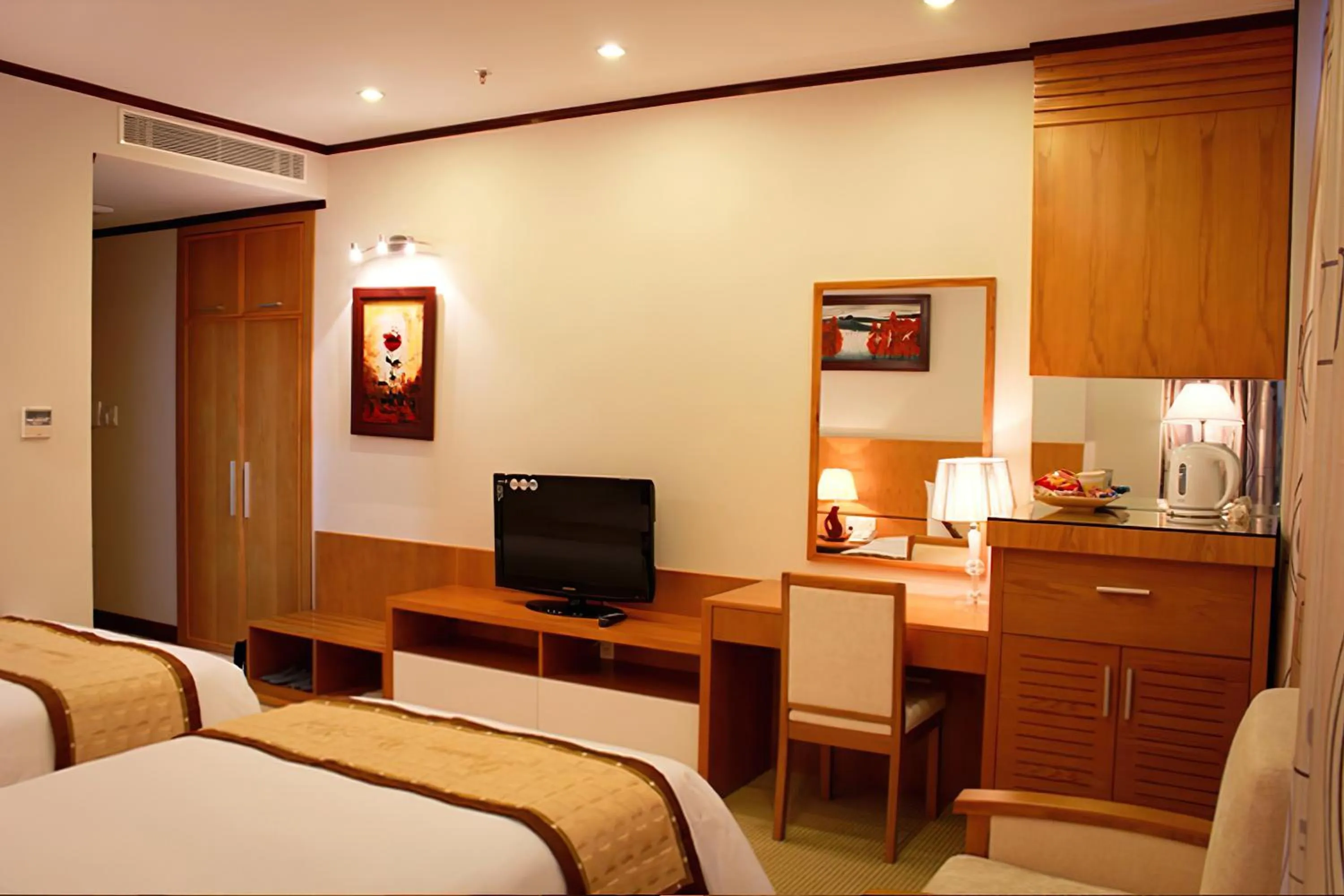 Bed in Danang Petro Hotel