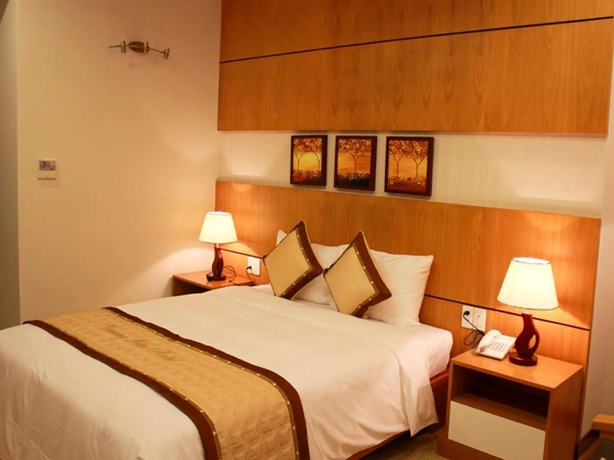 Bed in Danang Petro Hotel