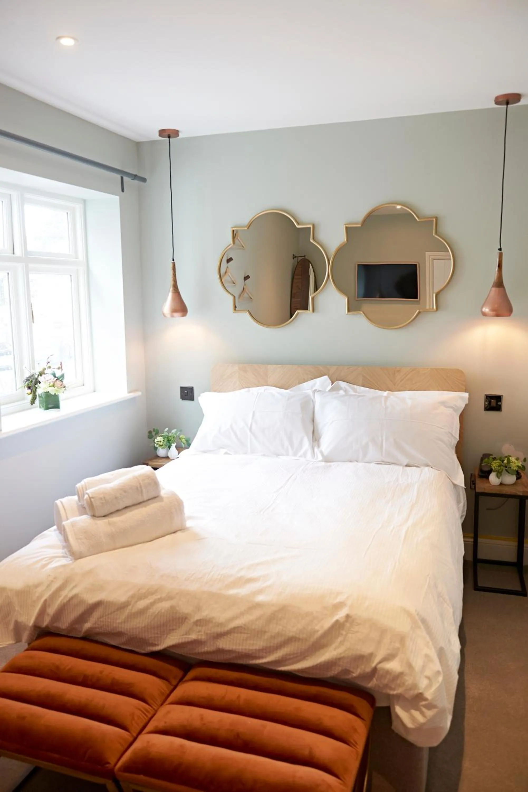 Bedroom, Bed in Valentino s Restaurant with Rooms