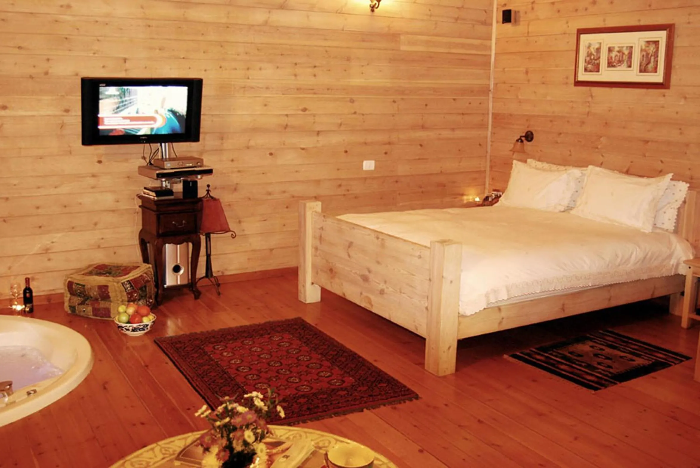 Bed in The Beautiful Cabins