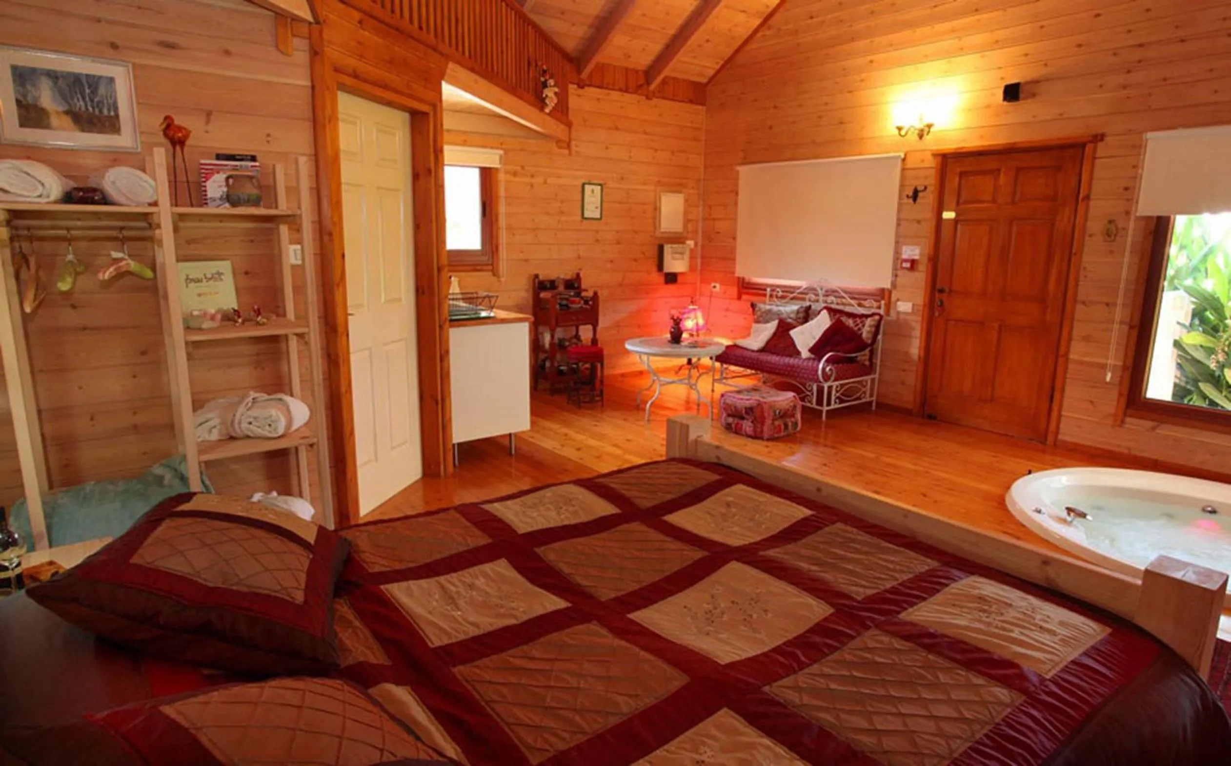 Bed in The Beautiful Cabins