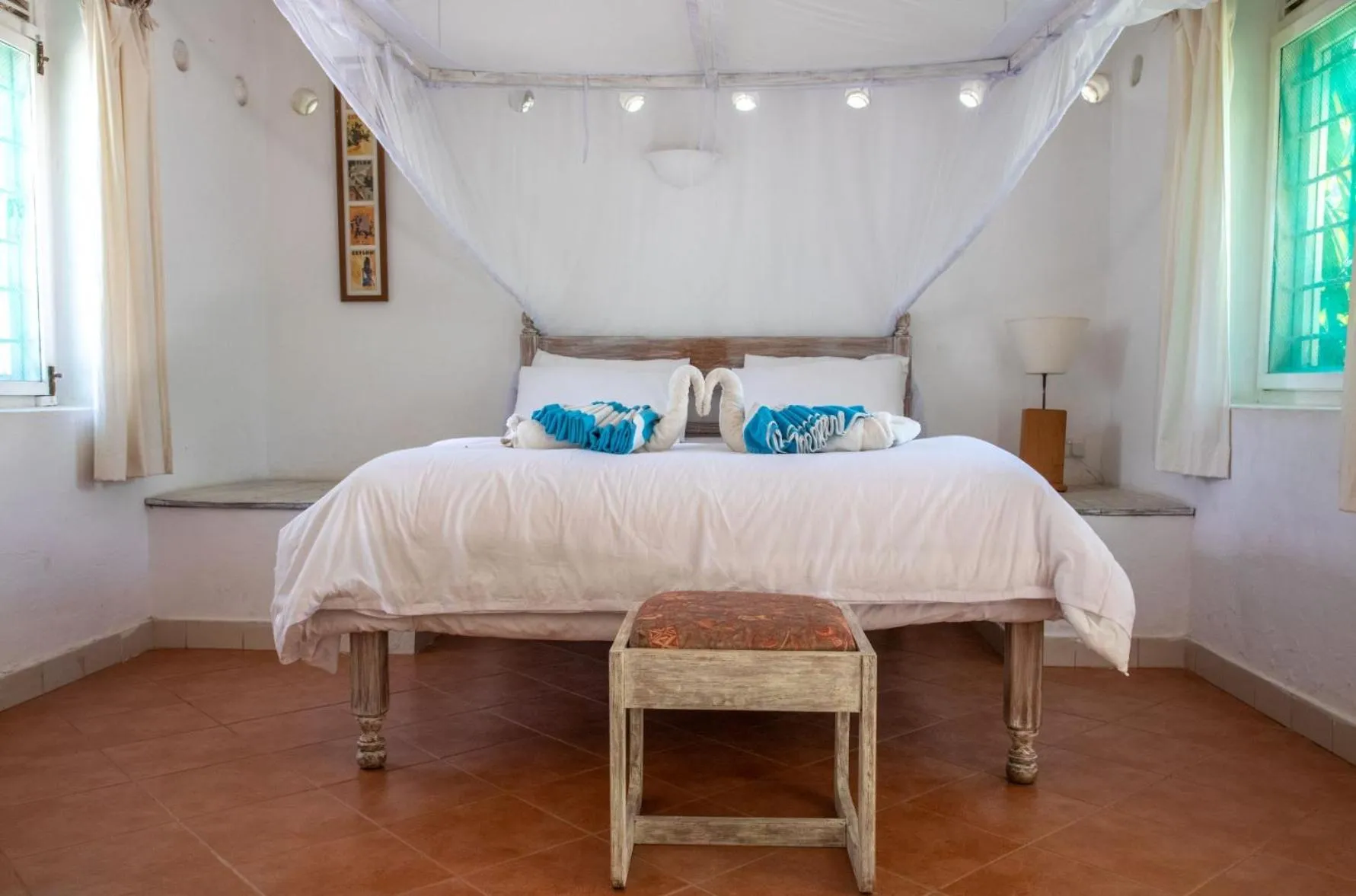 Bed in Flamboyant Diani Beach