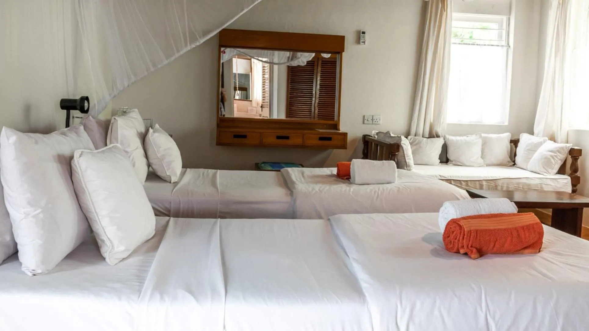 Bed in Flamboyant Diani Beach