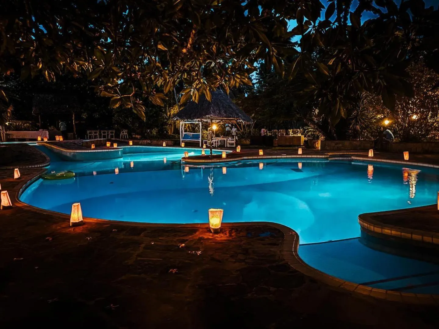 Swimming pool in Flamboyant Diani Beach