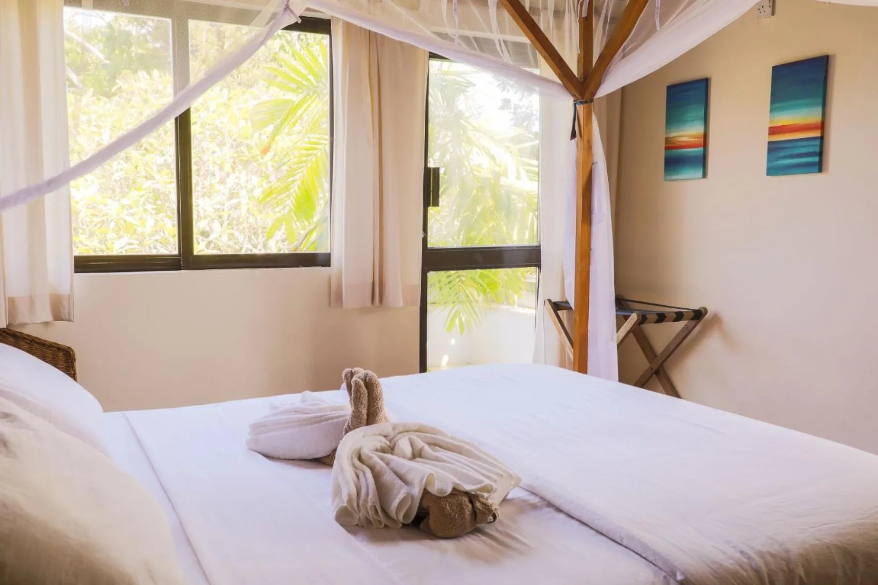 Bed in Flamboyant Diani Beach