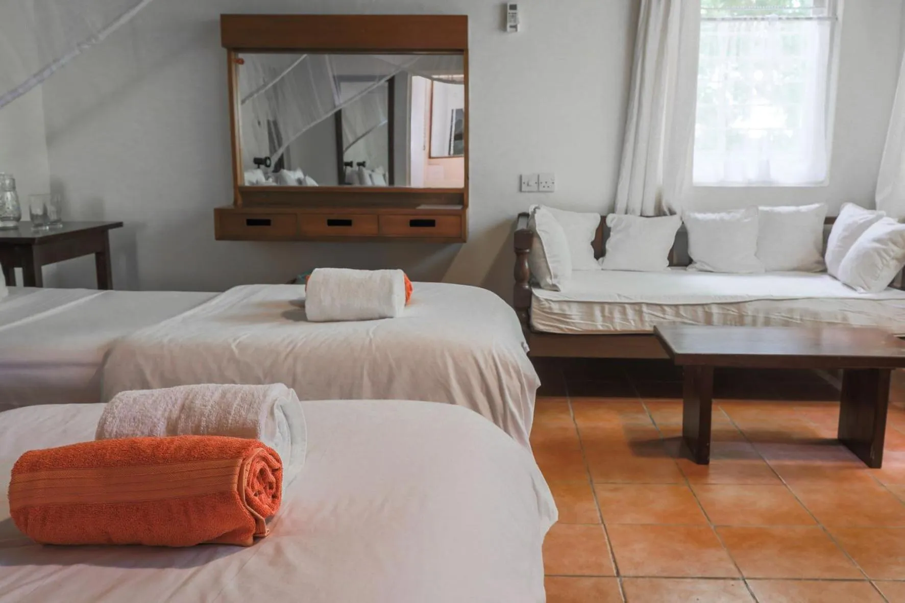 Bed in Flamboyant Diani Beach