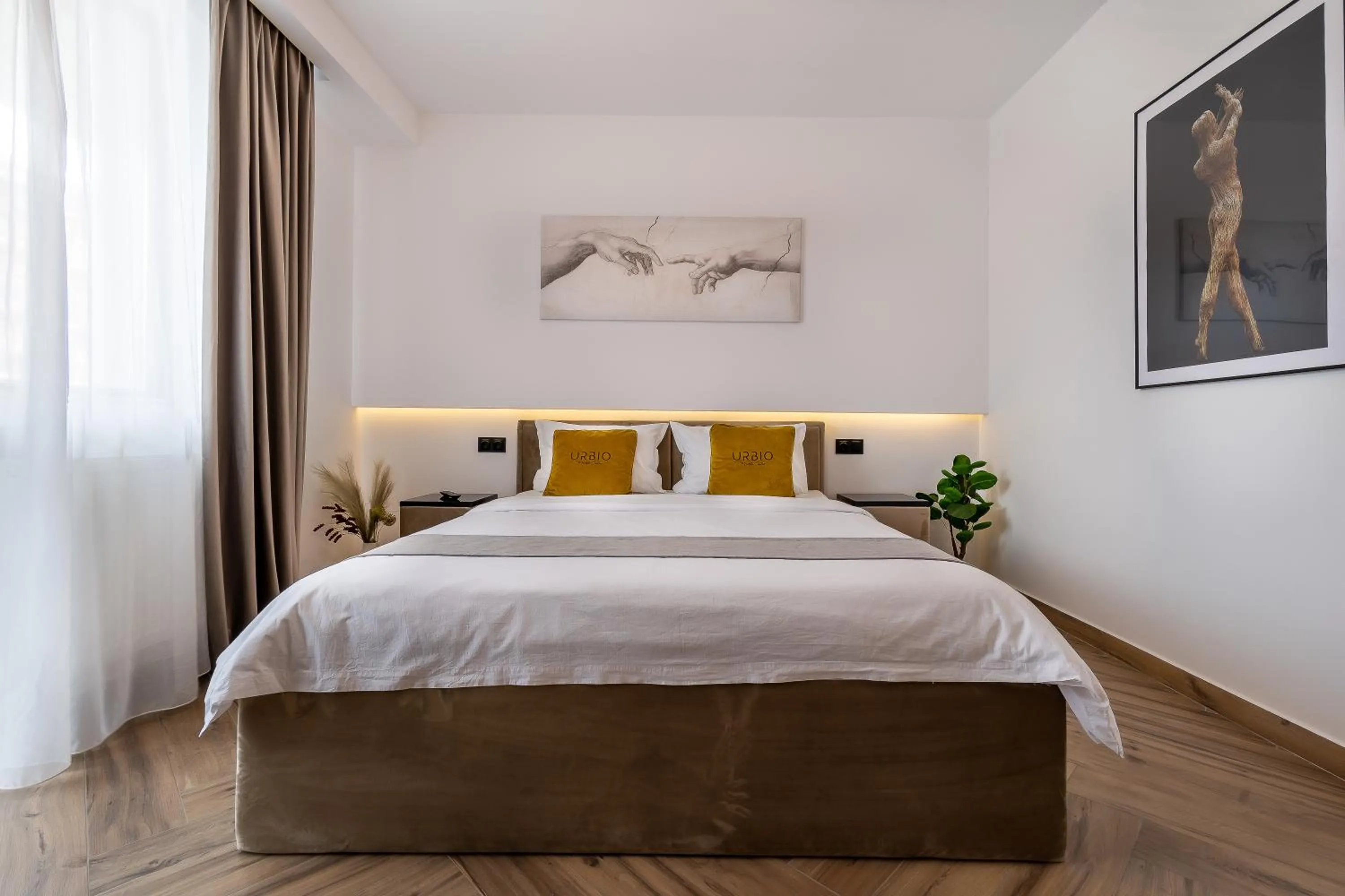 Bedroom, Bed in Urbio Private Suites