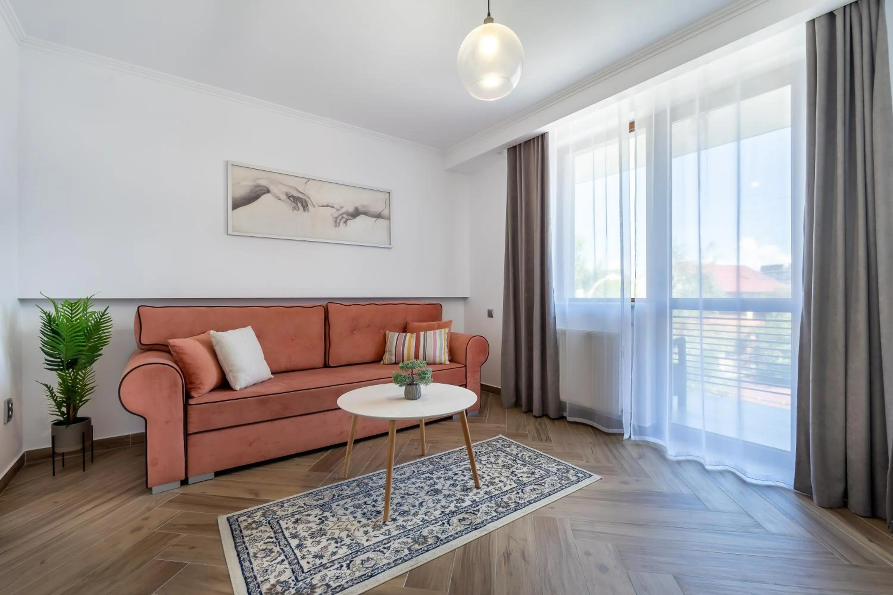 Living room in Urbio Private Suites