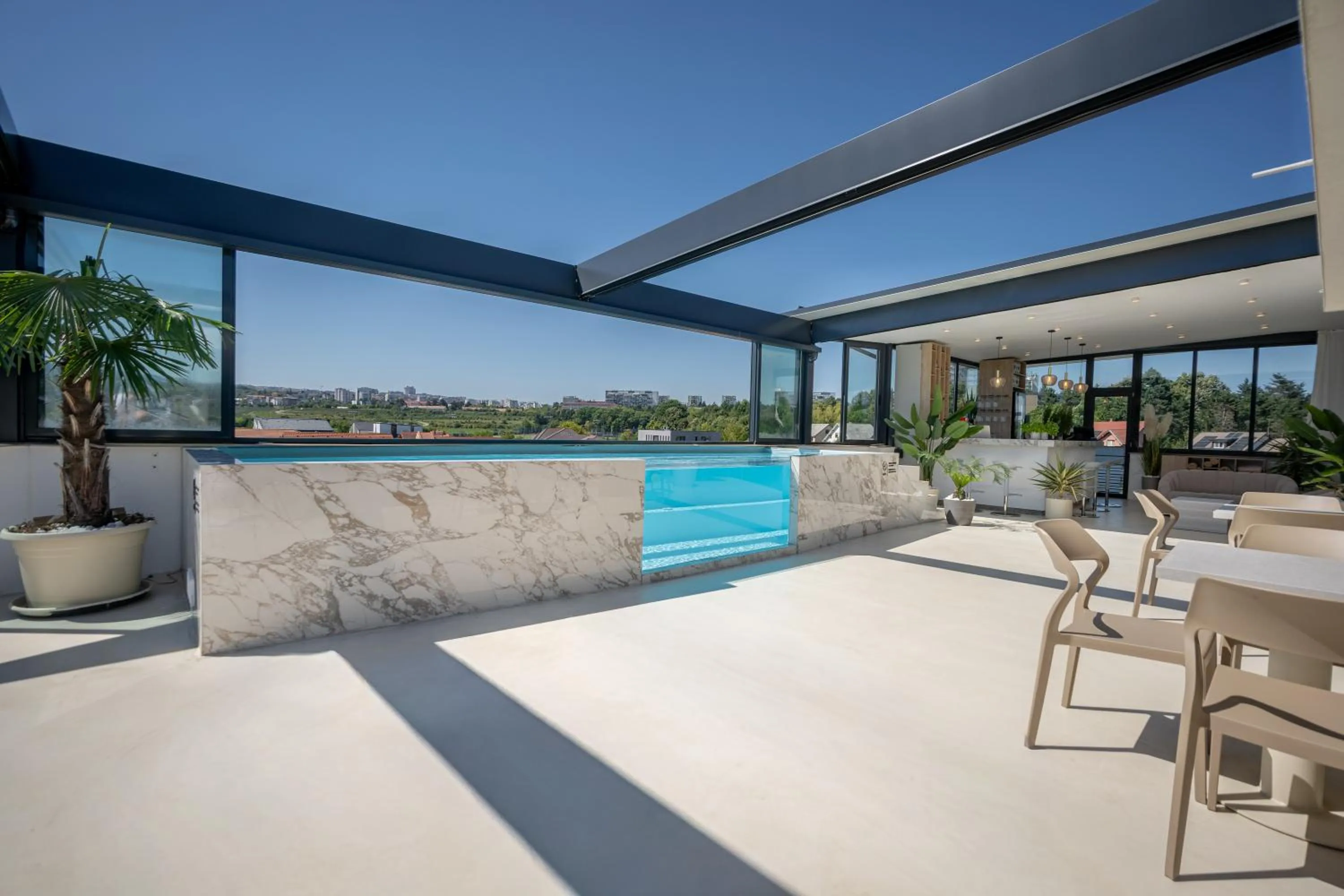 Swimming pool in Urbio Private Suites