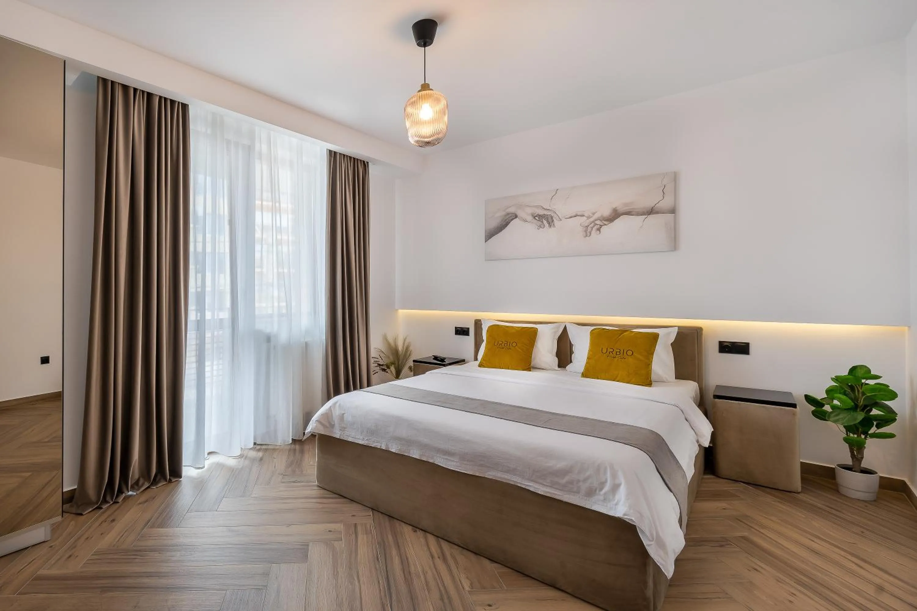 Bedroom, Bed in Urbio Private Suites