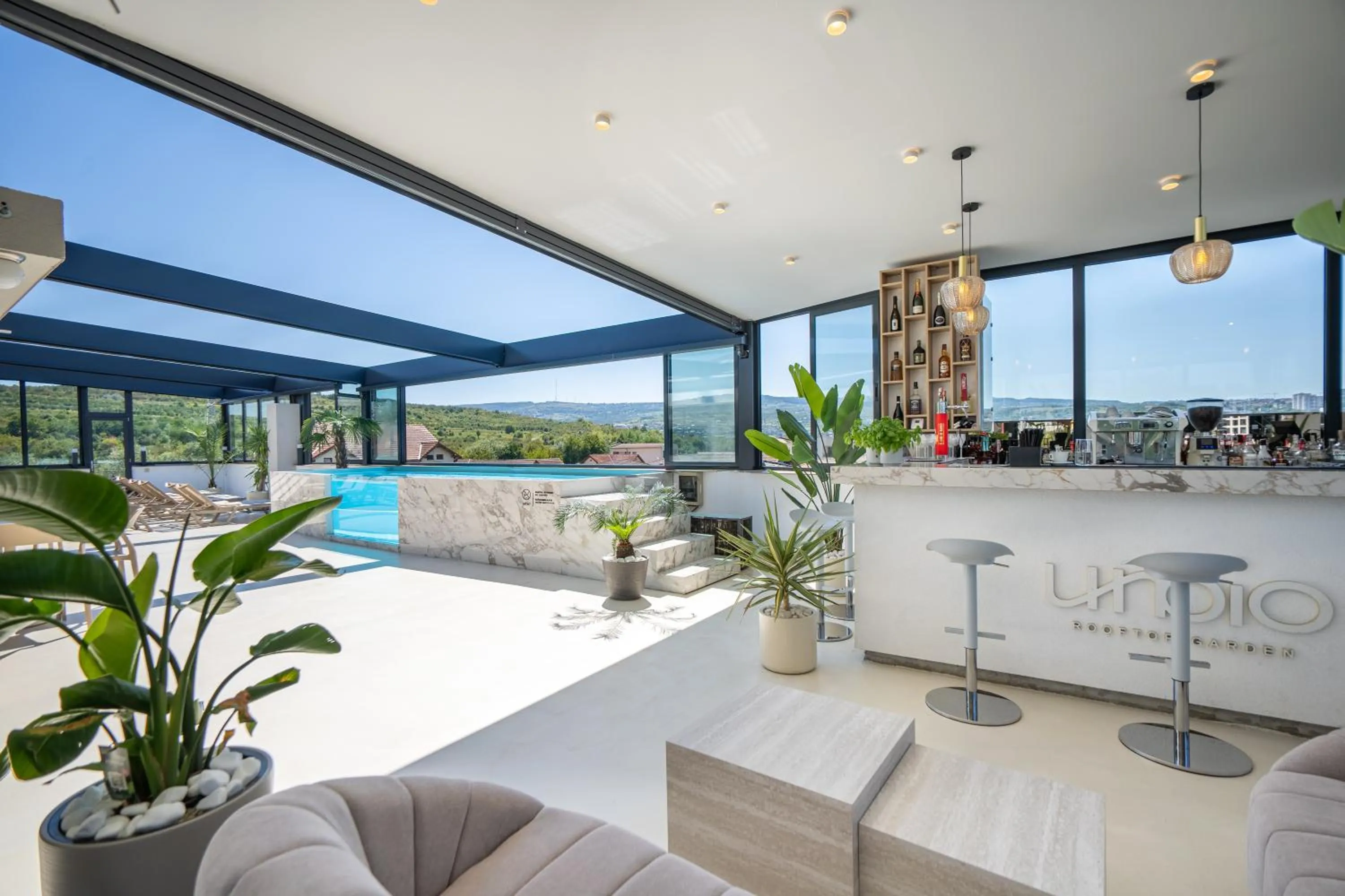 Swimming pool in Urbio Private Suites