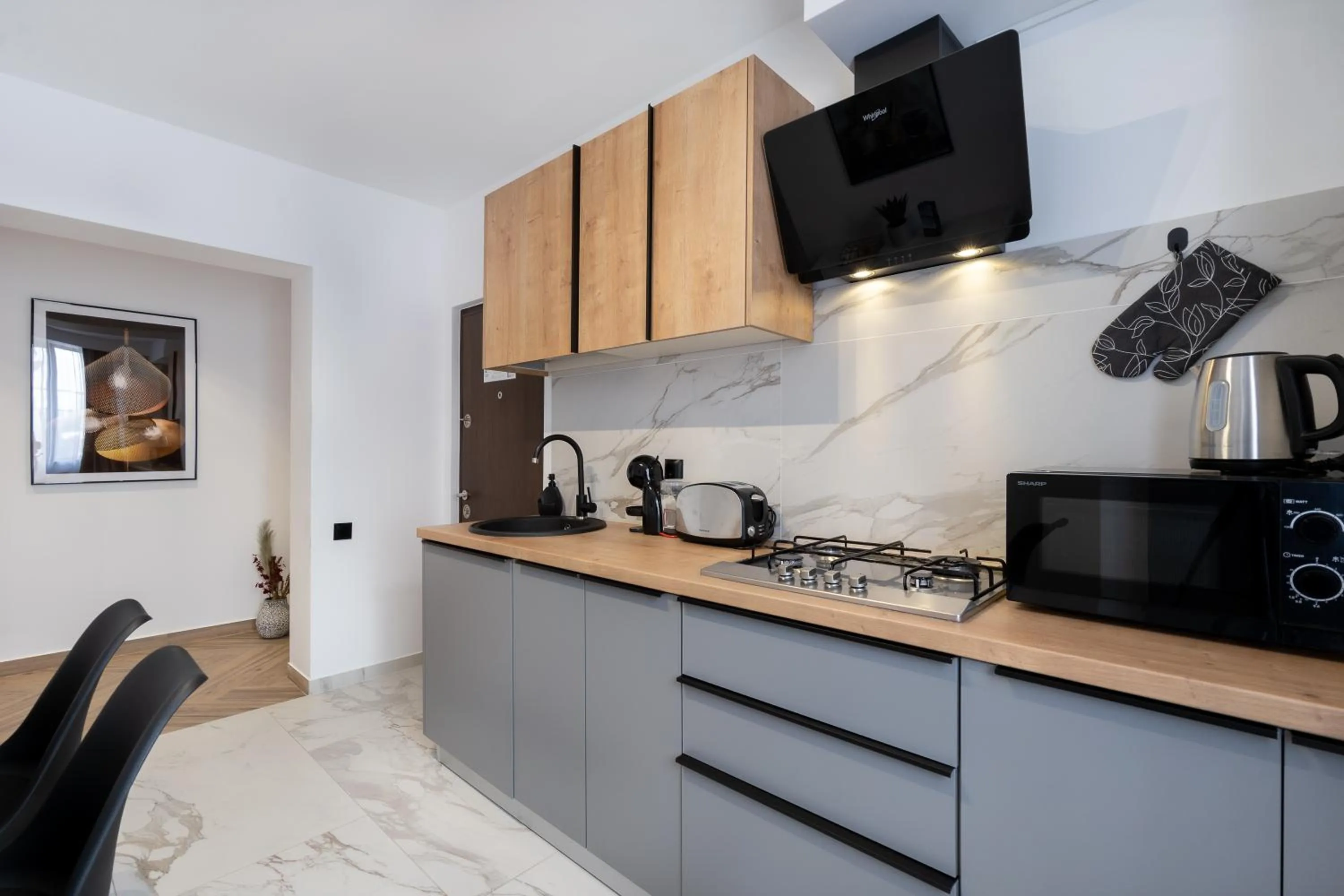 Kitchen or kitchenette in Urbio Private Suites