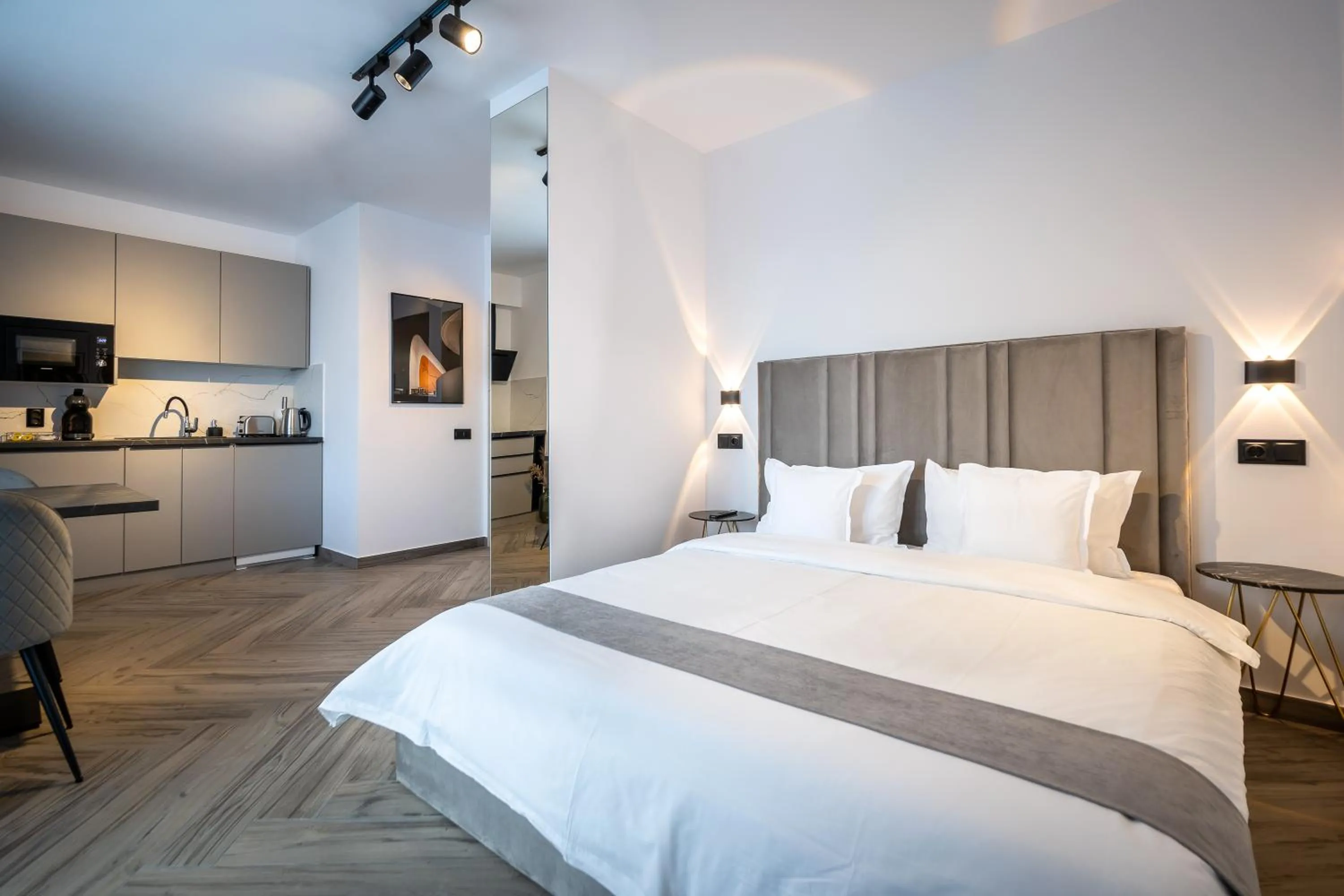 Bed in Urbio Private Suites