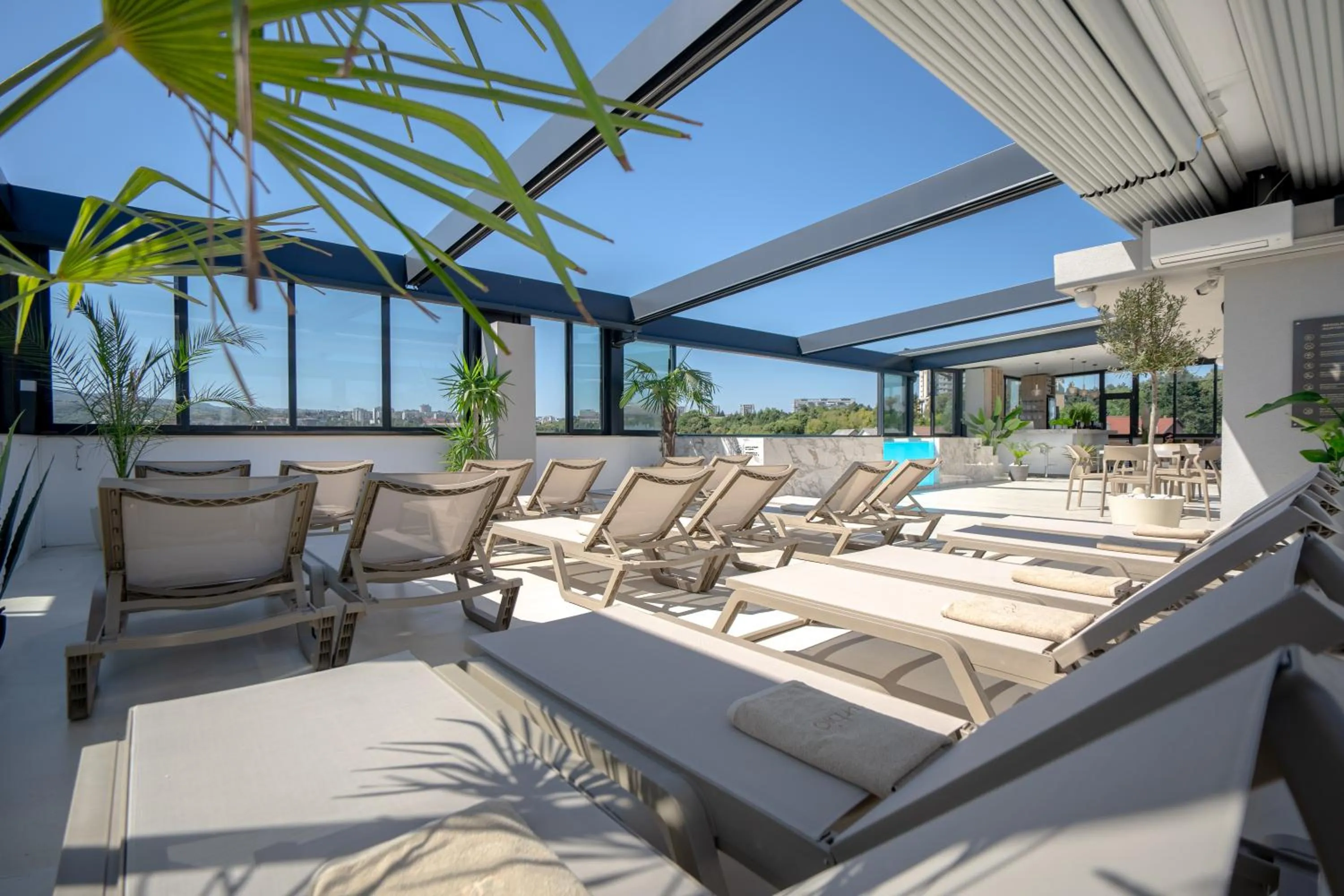 Swimming pool in Urbio Private Suites