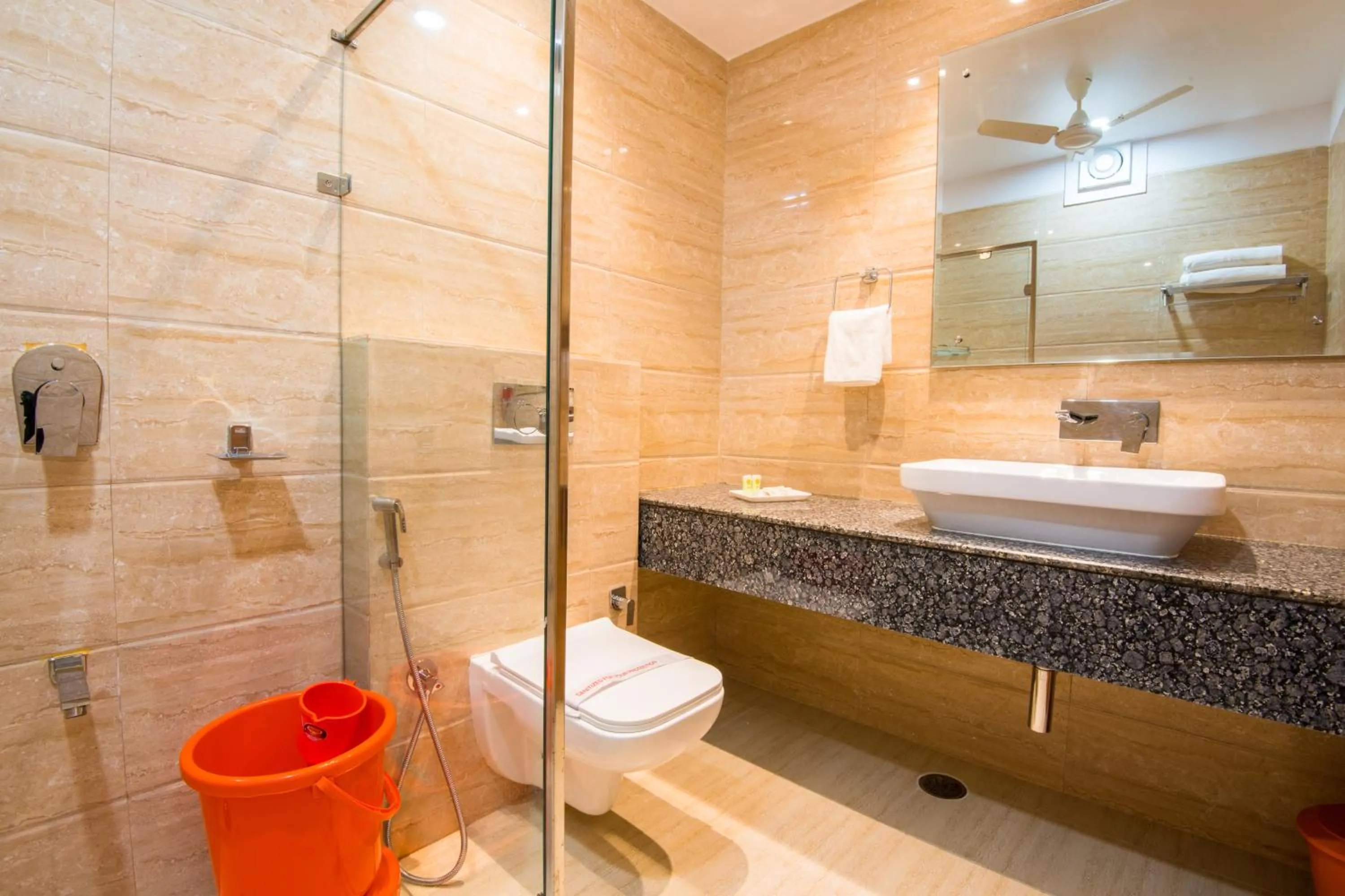 Bathroom in Hotel Sheetal