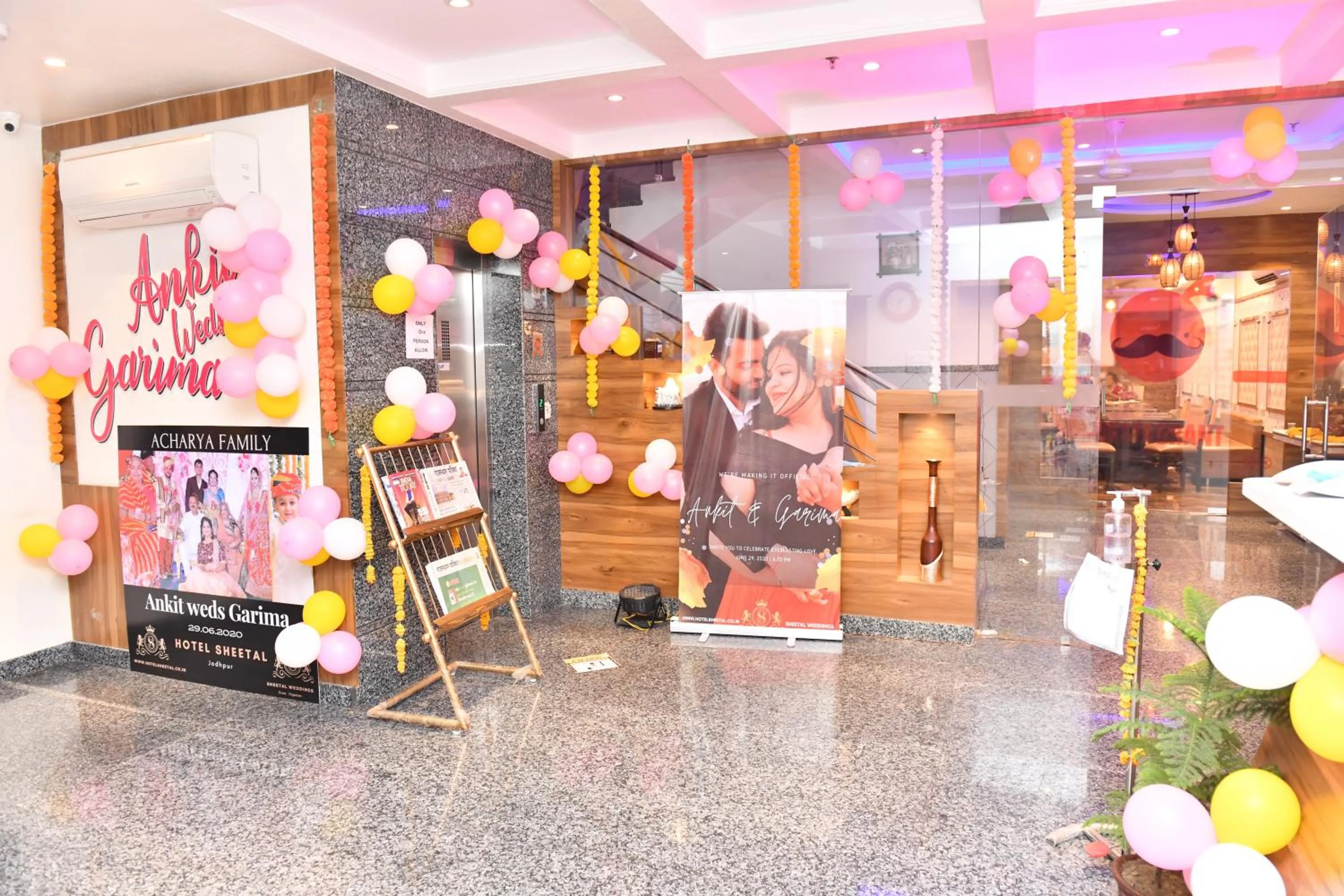 wedding in Hotel Sheetal