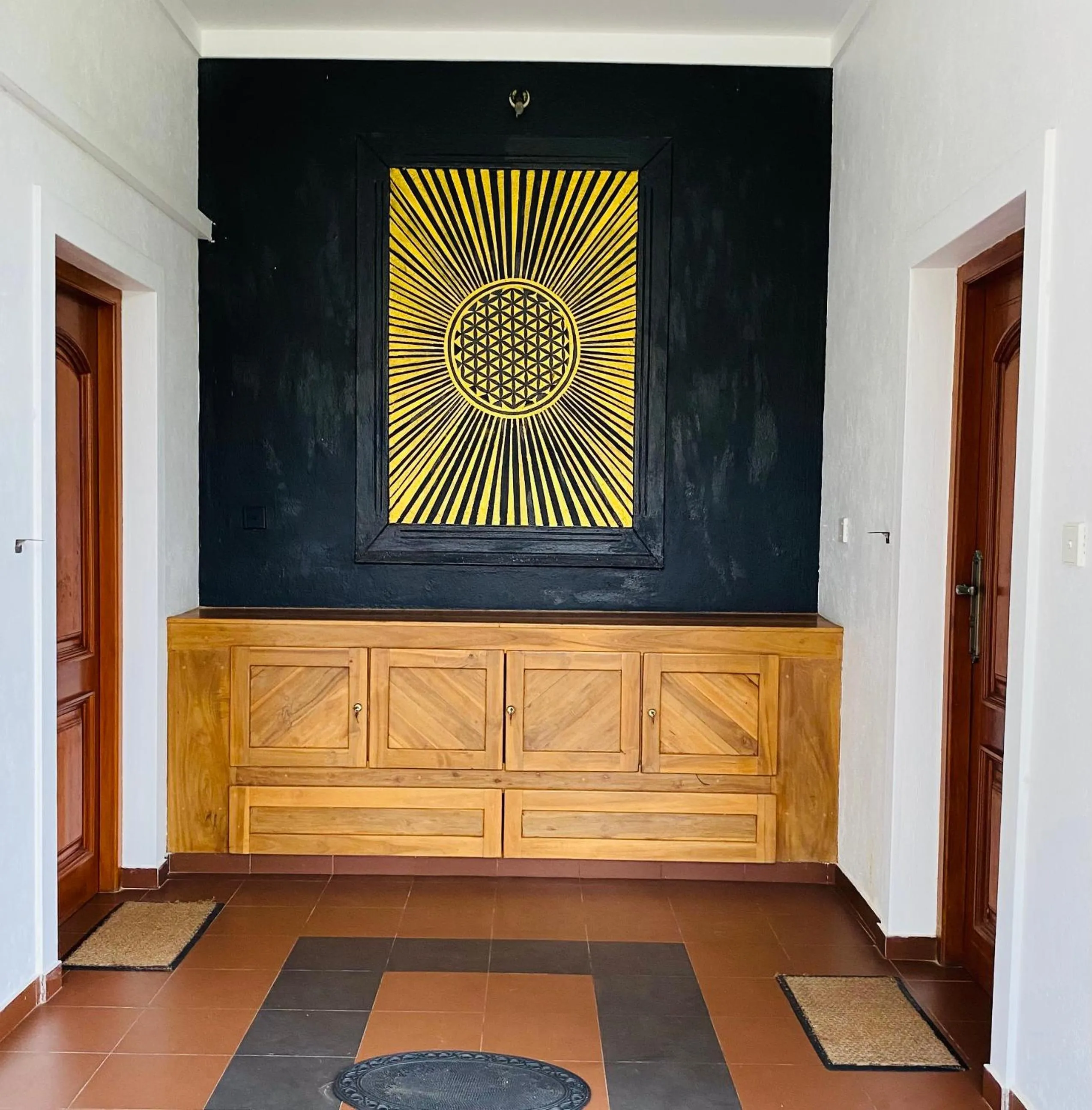 Facade/entrance in Sagarika Beach Hotel