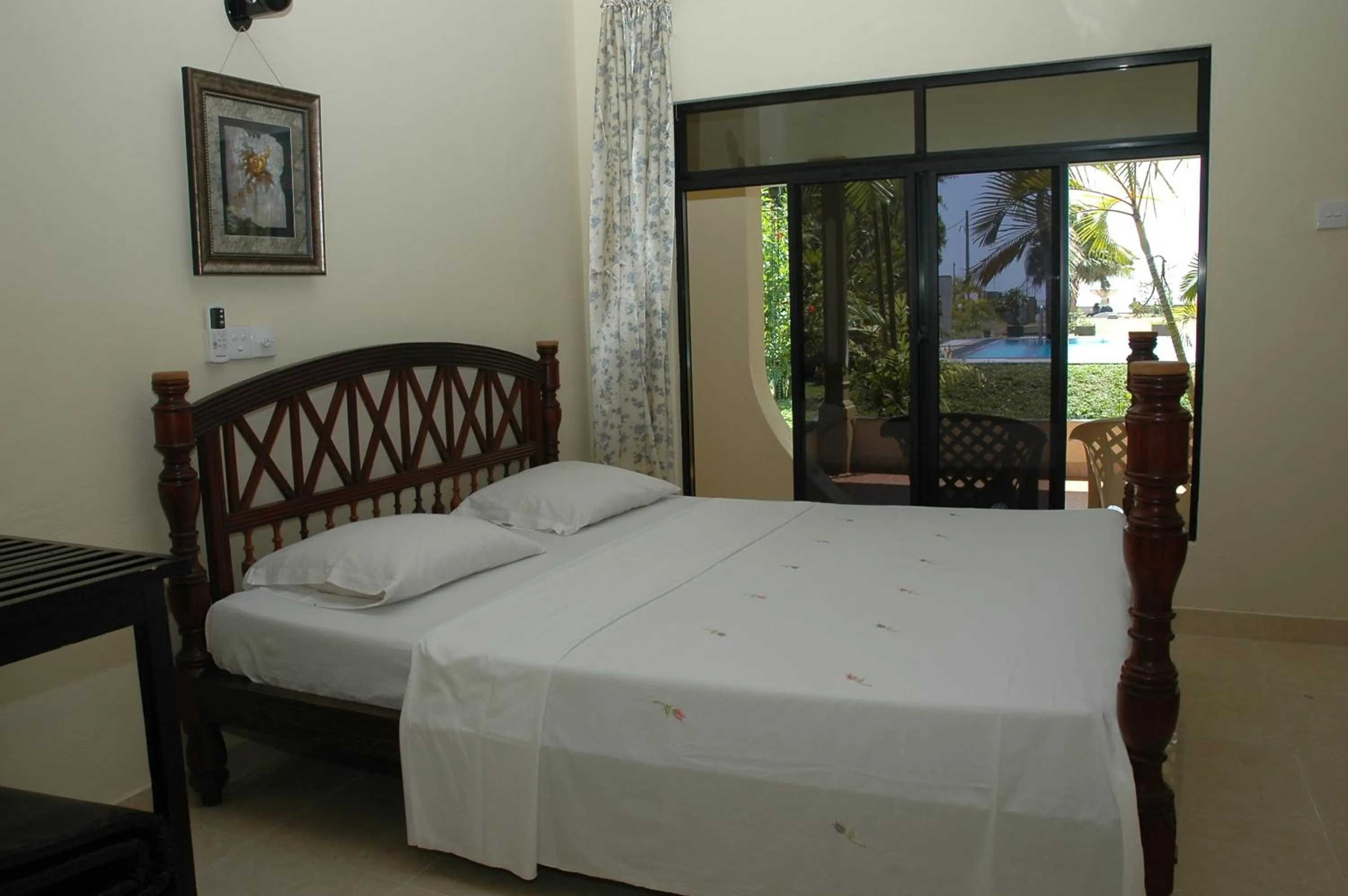 Bed in Sagarika Beach Hotel