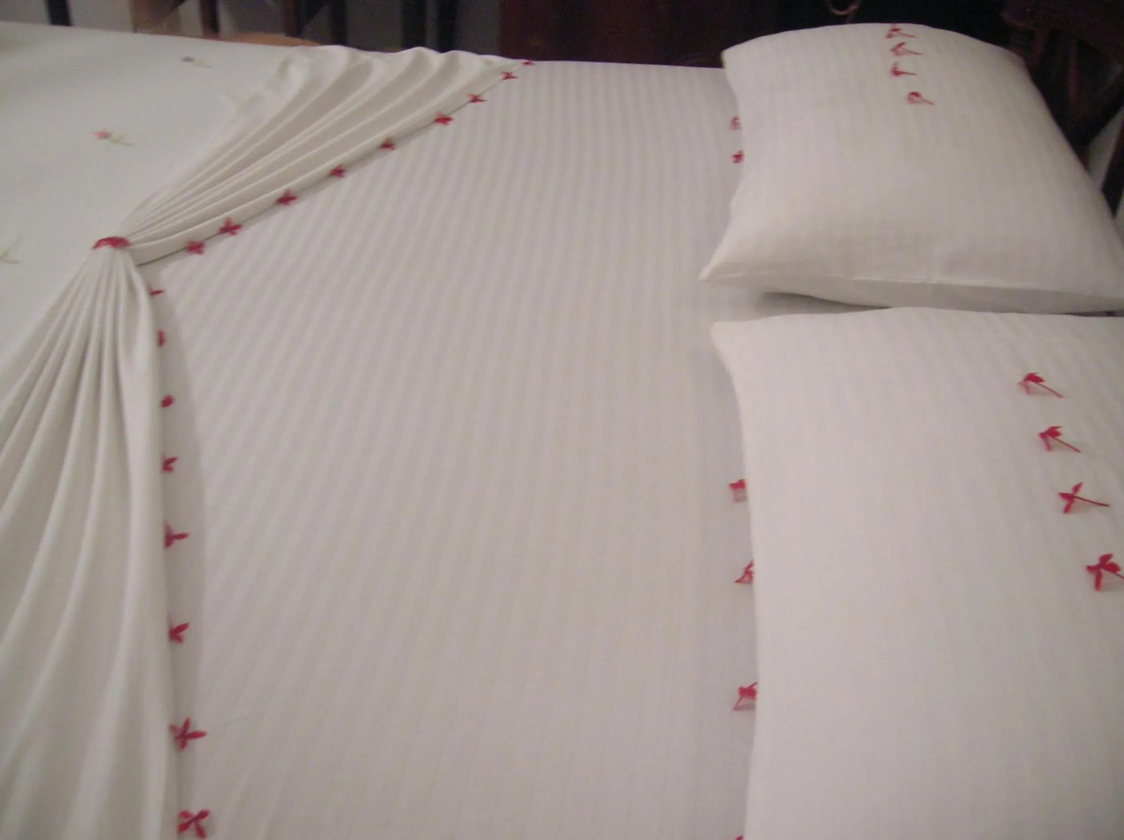 Bed in Sagarika Beach Hotel